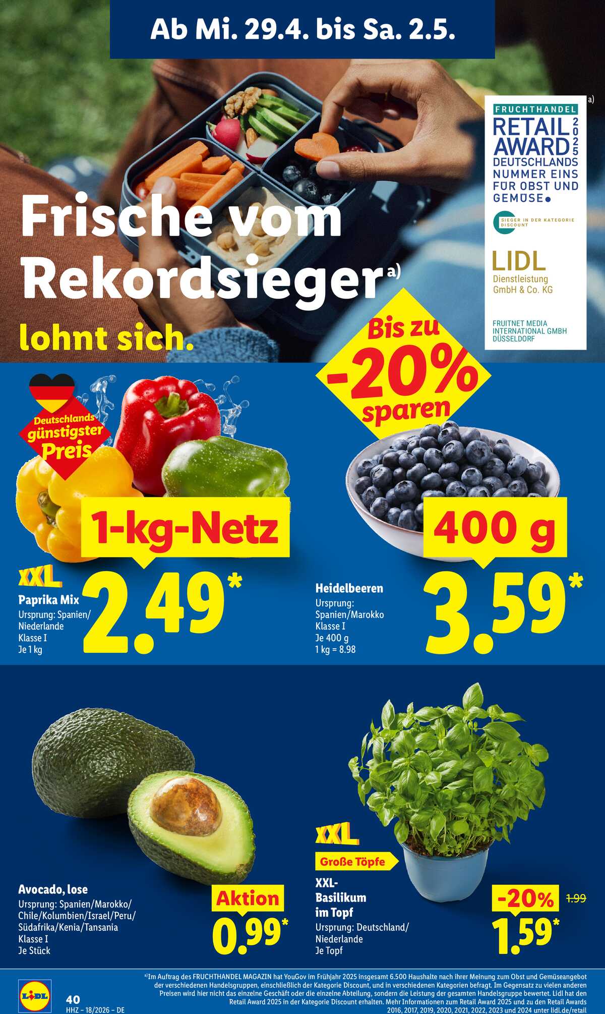 Leták Lidl Německo 27.4.-2.5.2026 strana 60
