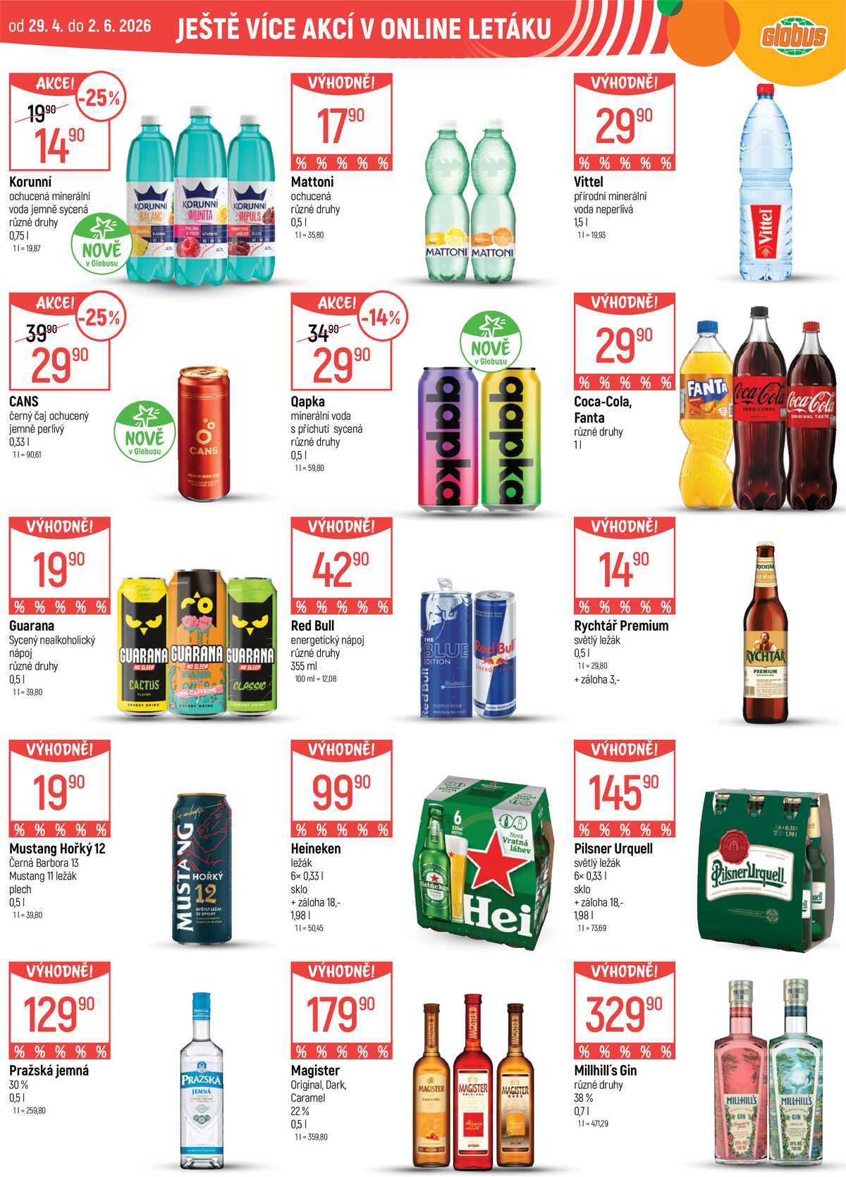 Akční leták Globus 29.4. - 5.5.2026 - Globus Praha - Zličín strana 35