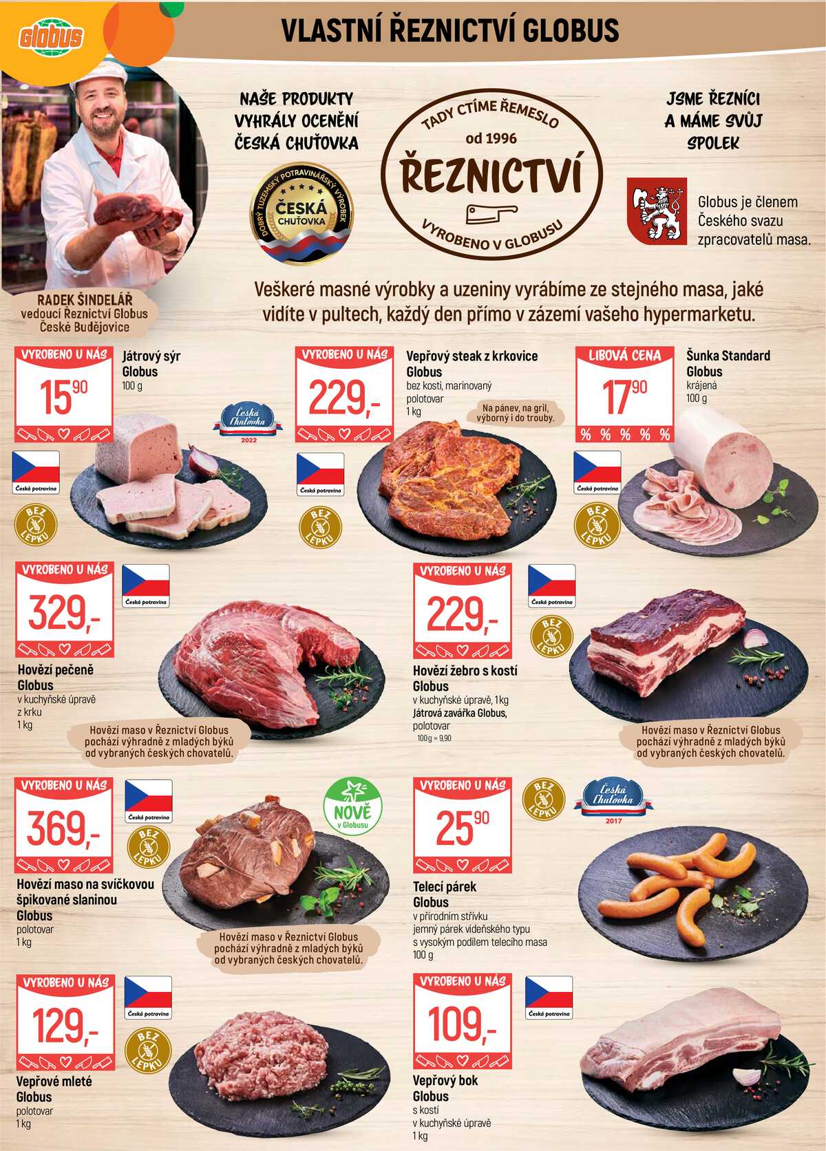 Akční leták Globus 29.4. - 5.5.2026 - Globus České Budějovice strana 5