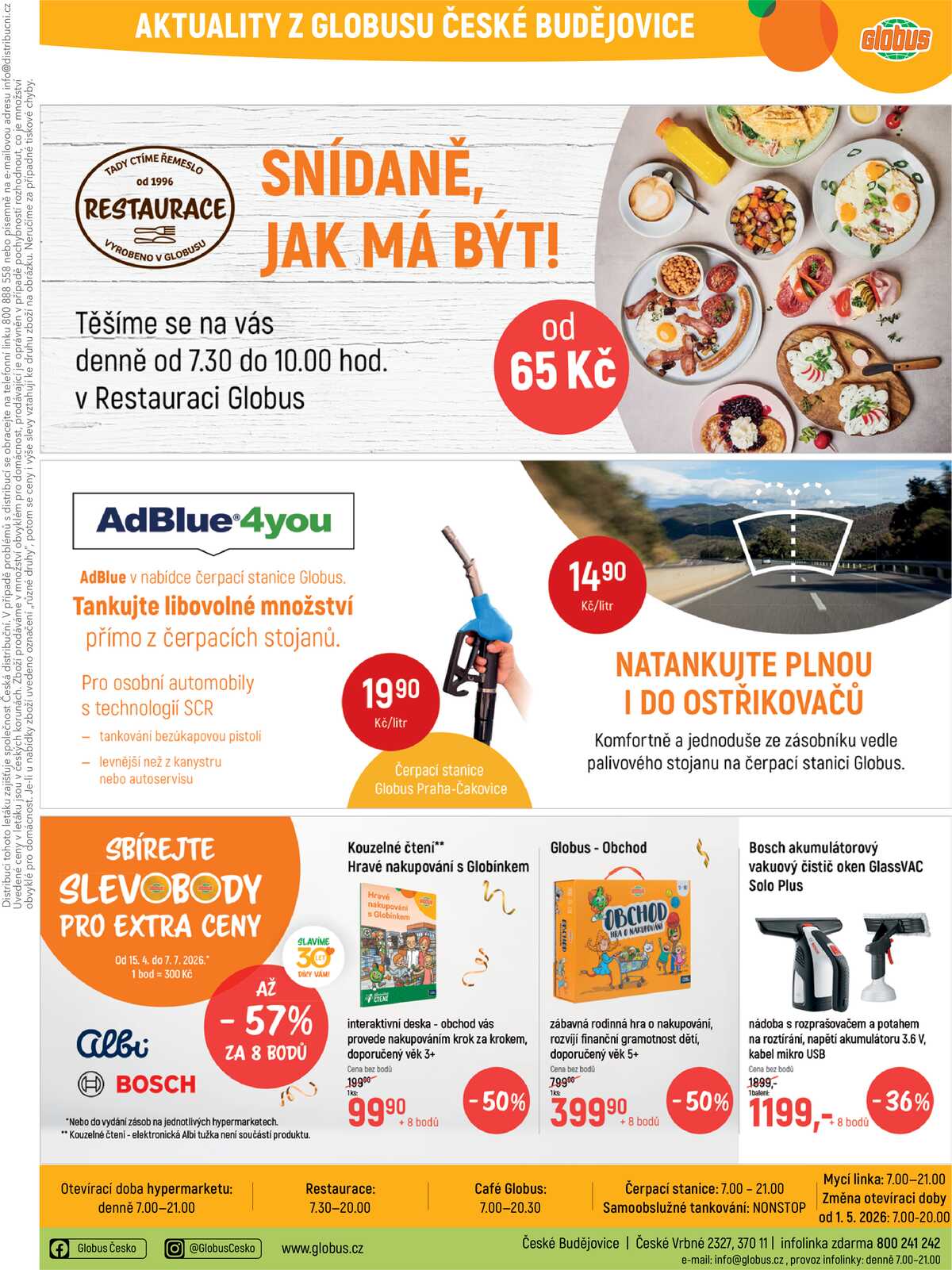 Akční leták Globus 29.4. - 5.5.2026 - Globus České Budějovice strana 32
