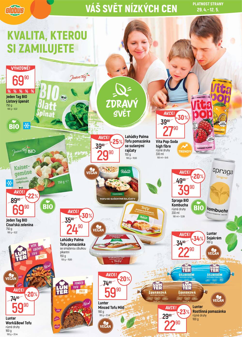 Akční leták Globus 29.4. - 5.5.2026 - Globus Chomutov