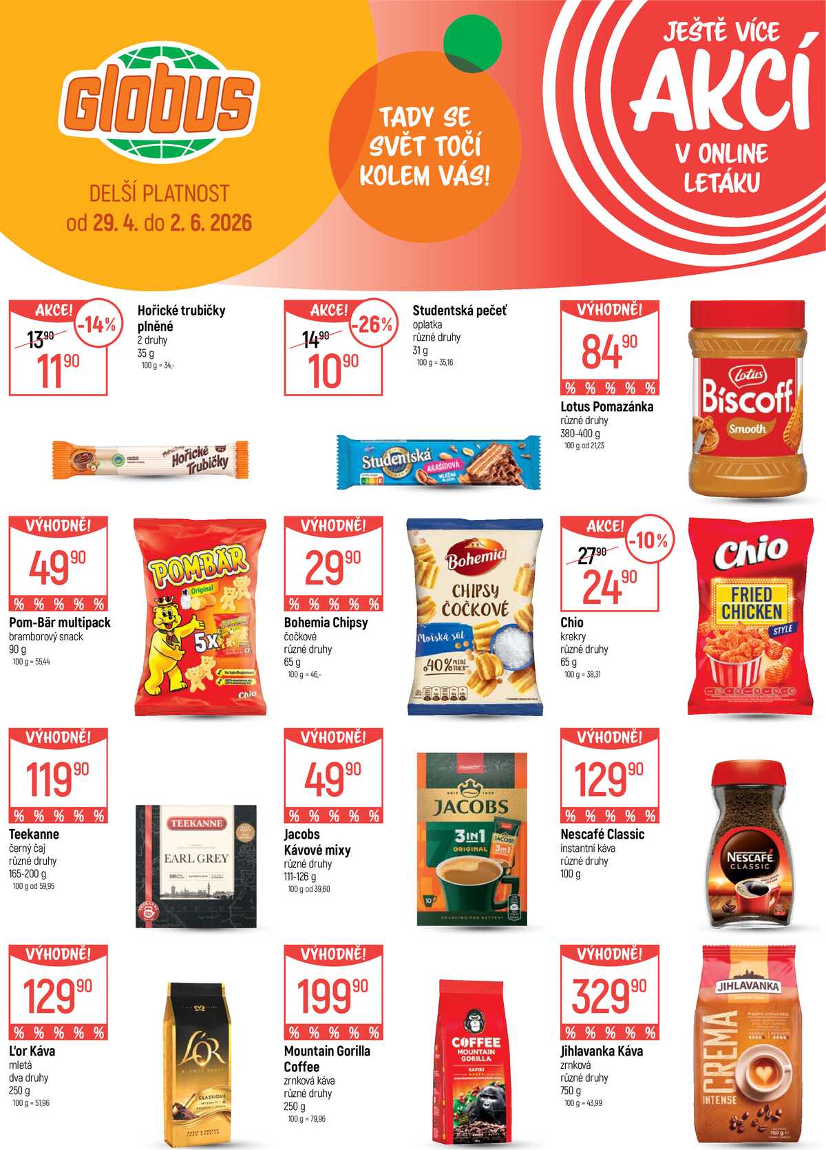 Akční leták Globus 29.4. - 5.5.2026 - Globus Liberec strana 33