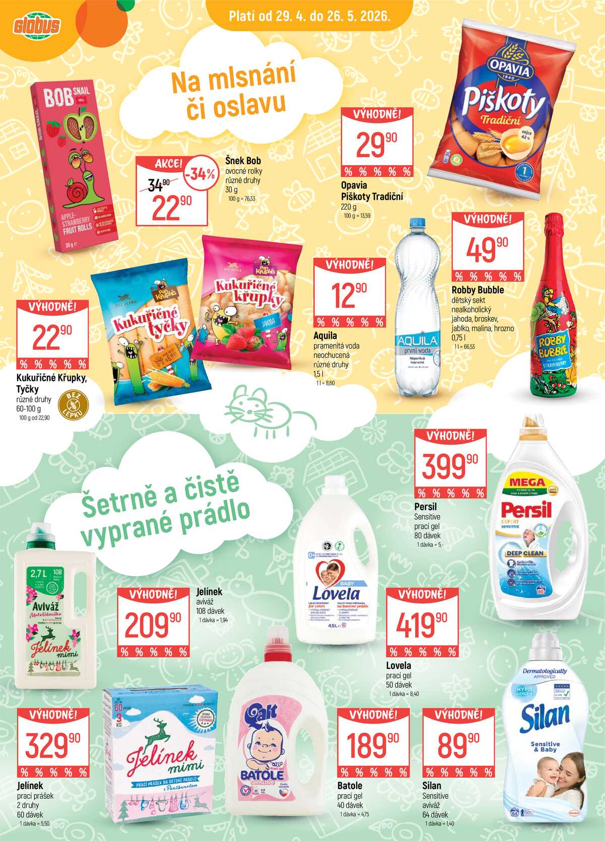 Akční leták Globus 29.4. - 26.5.2026 - Globus Trmice u Ústí nad Labem strana 5