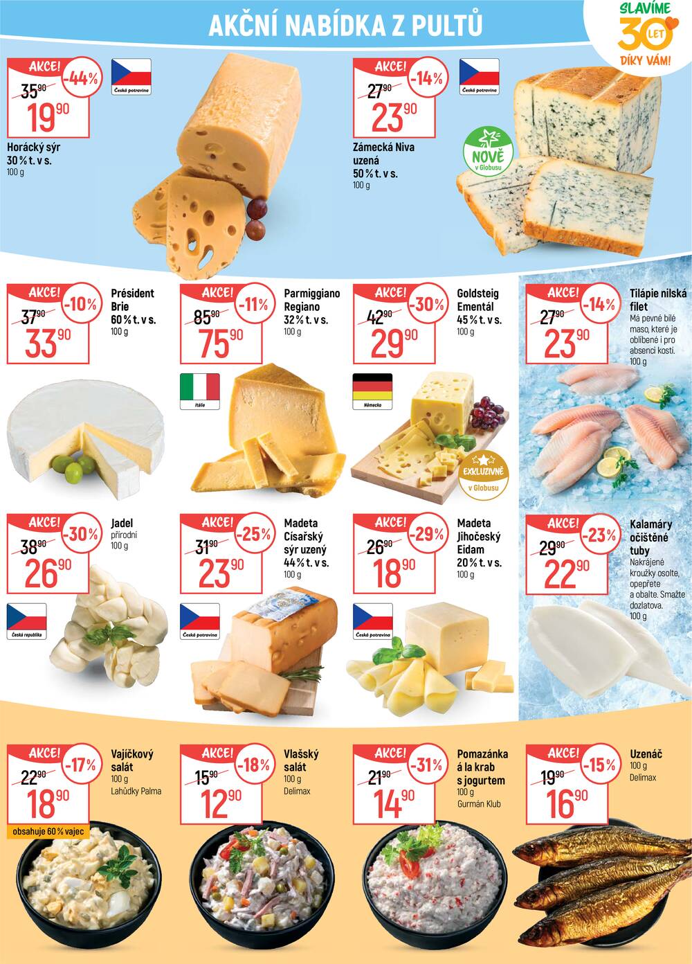 Akční leták Globus 29.4. - 5.5.2026 - Globus Trmice u Ústí nad Labem