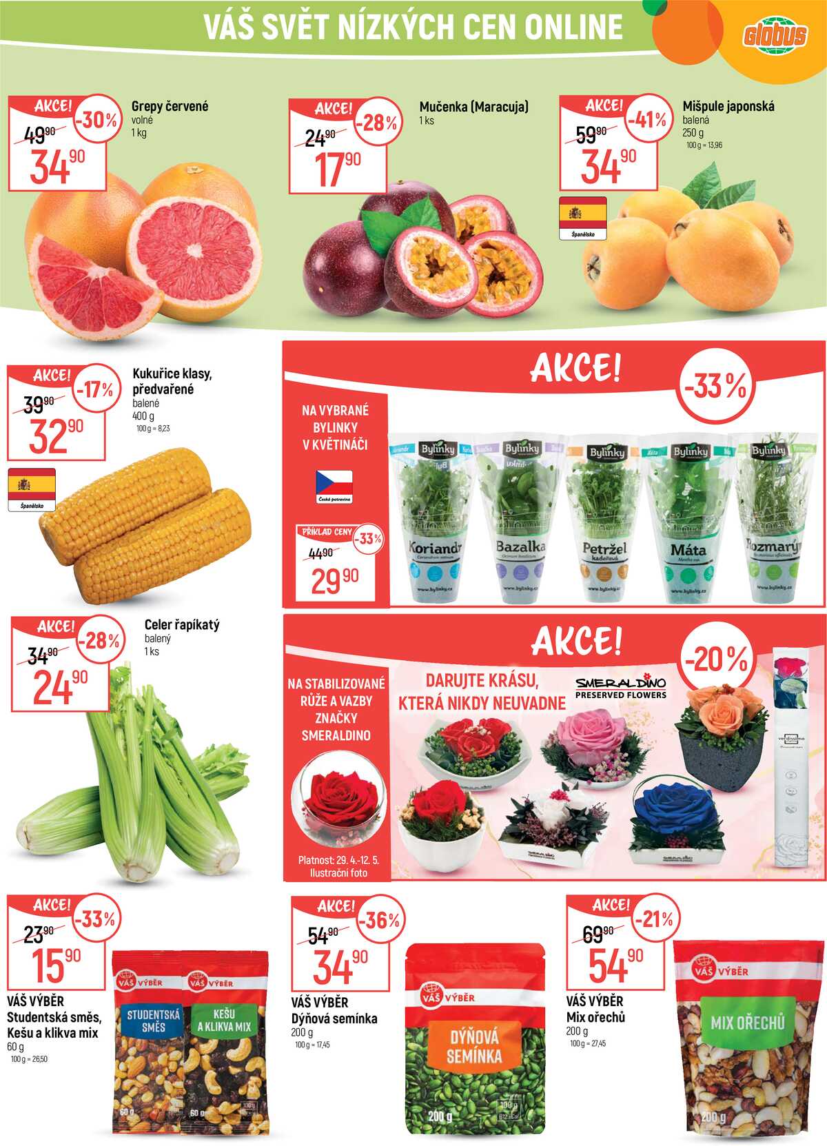 Akční leták Globus 29.4. - 5.5.2026 - Globus Praha - Štěrboholy strana 19