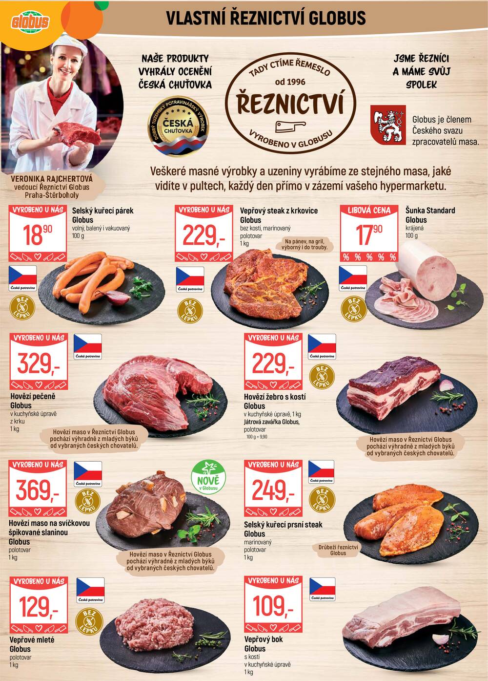 Akční leták Globus 29.4. - 5.5.2026 - Globus Praha - Štěrboholy