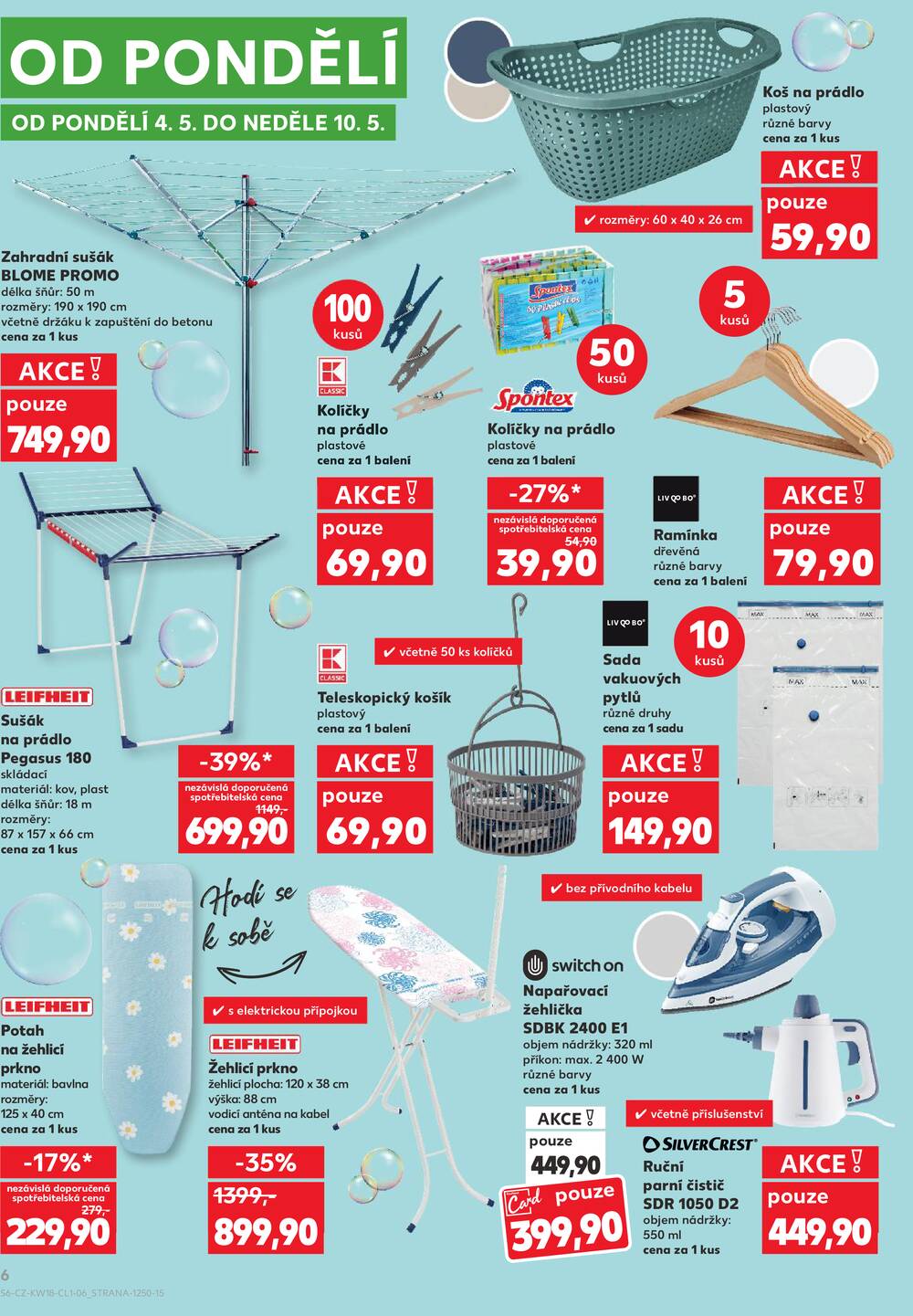 Leták Kaufland - Kaufland Spotřební zboží 29.4. - 5.5.2026 - strana 6