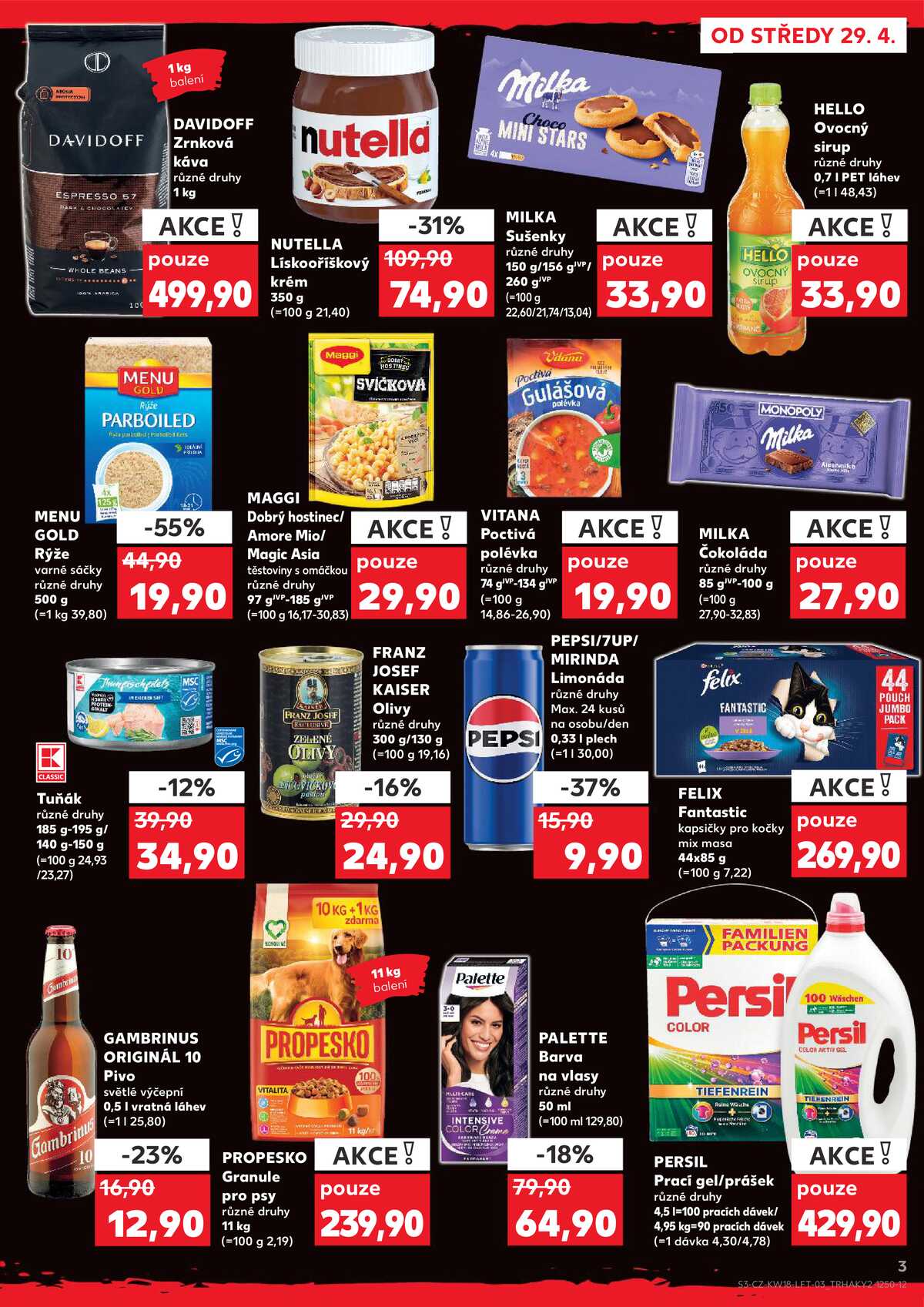 Kaufland 29.4. - 5.5. - Kaufland - Praha 6 (Podbaba) strana 3