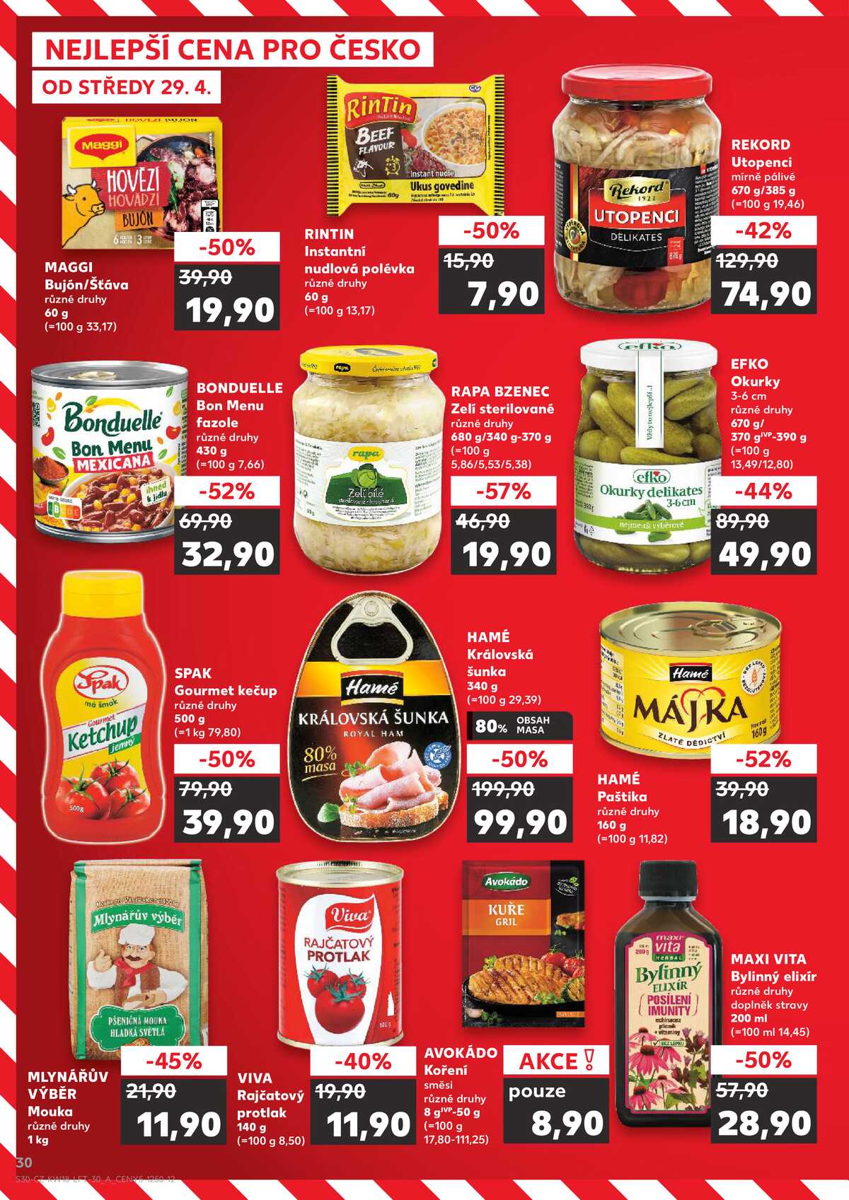 Kaufland 29.4. - 5.5. - Kaufland - Praha 6 (Podbaba) strana 30