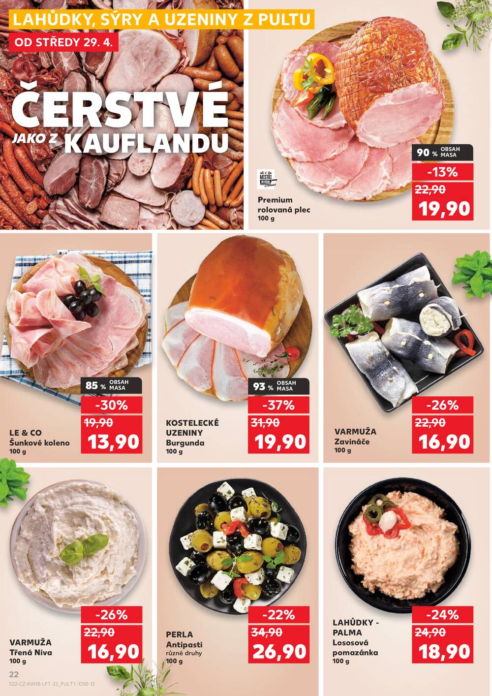 Leták Kaufland - Kaufland 29.4. - 5.5. - Kaufland - Náchod - strana 22