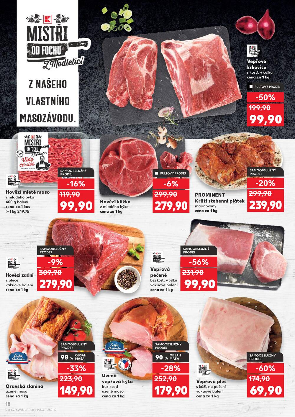 Leták Kaufland - Kaufland 29.4. - 5.5. - Kaufland - Děčín - strana 18