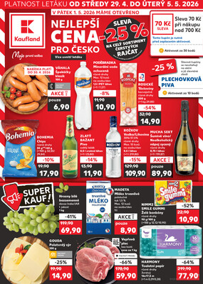 Kaufland 29.4. - 5.5. - Kaufland - Teplice