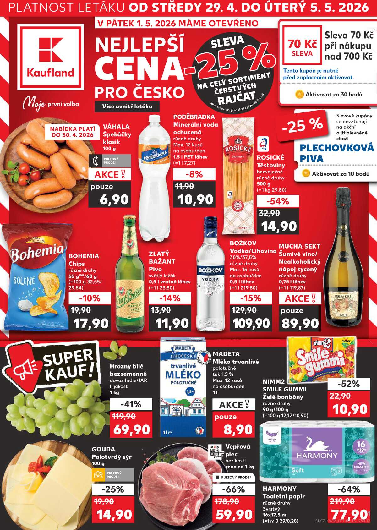 Kaufland 29.4. - 5.5. - Kaufland - Hradec Králové strana 1