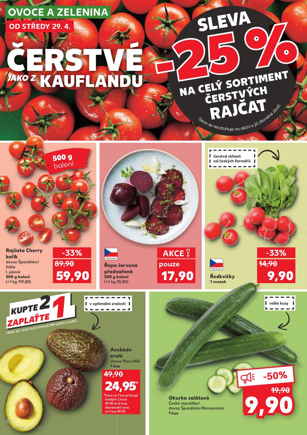 Kaufland 29.4. - 5.5. - Kaufland - Slaný