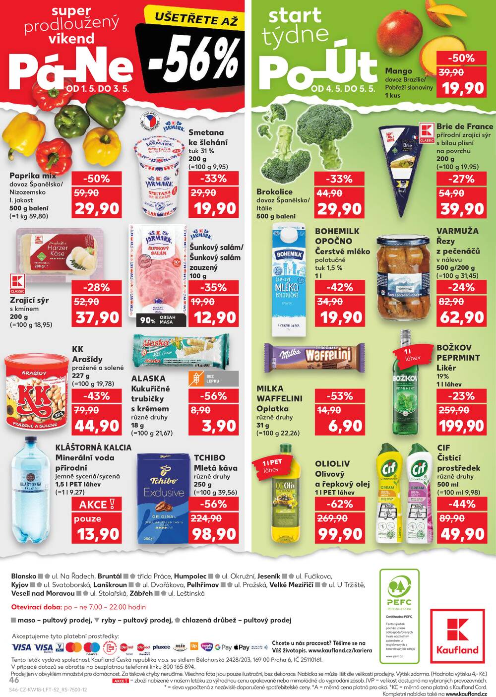 Kaufland 29.4. - 5.5. - Kaufland Humpolec