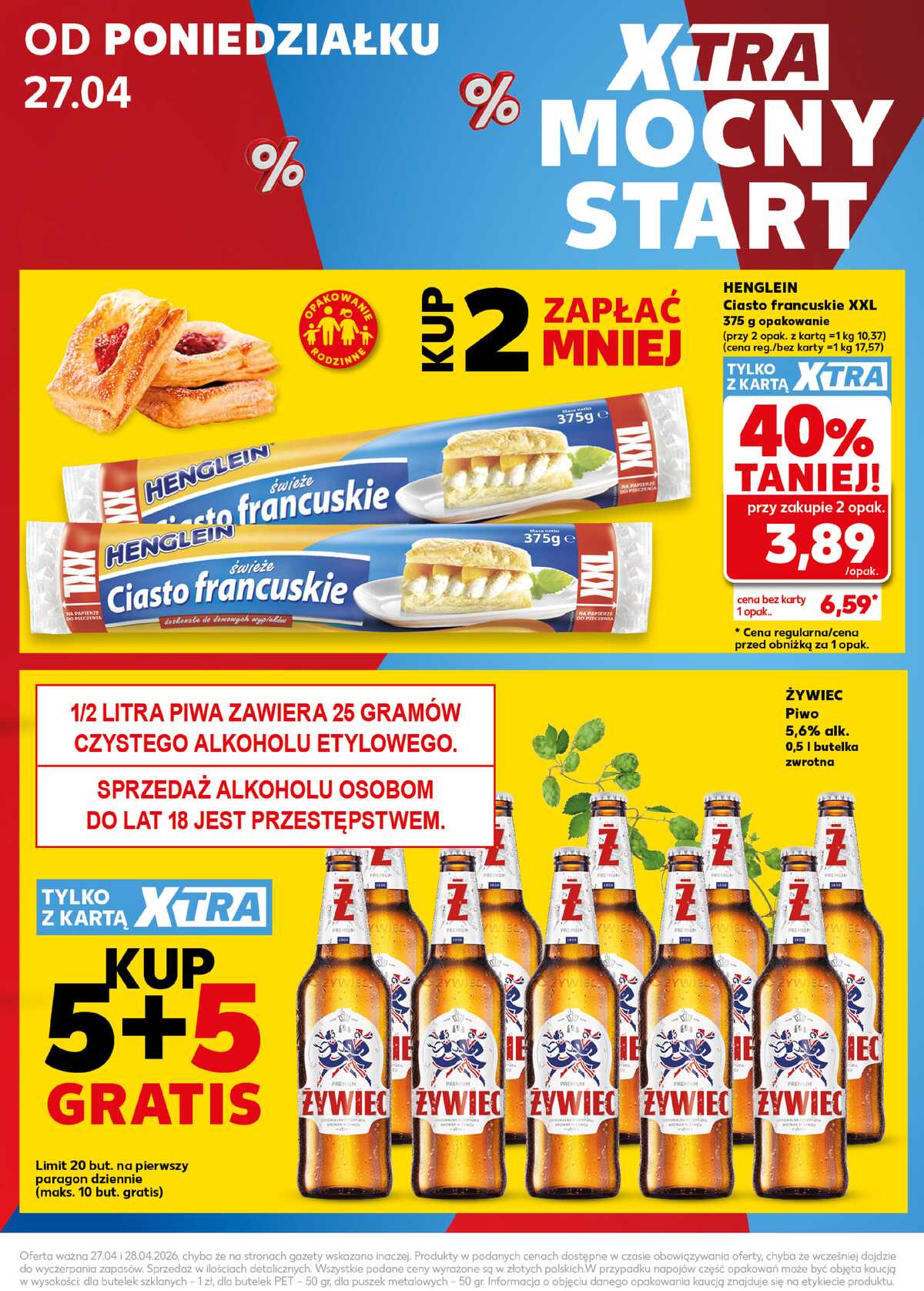 Leták Kaufland Polsko 27.4.-28.4.2026 - Silný start strana 3
