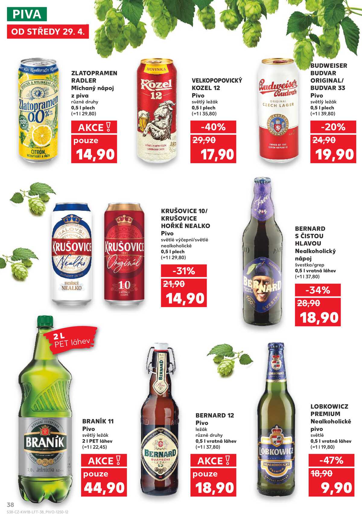 Kaufland 29.4. - 5.5. - Kaufland - Plzeň (Sukova) strana 38