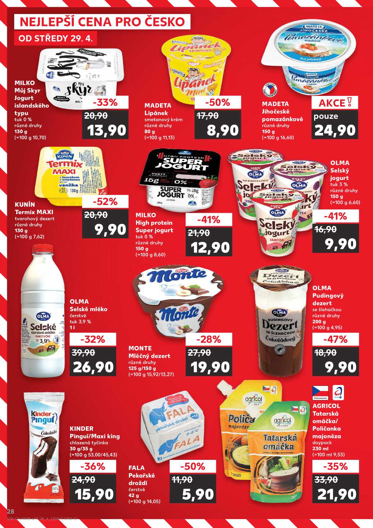 Kaufland 29.4. - 5.5. - Kaufland - Zlín - Vršava strana 28