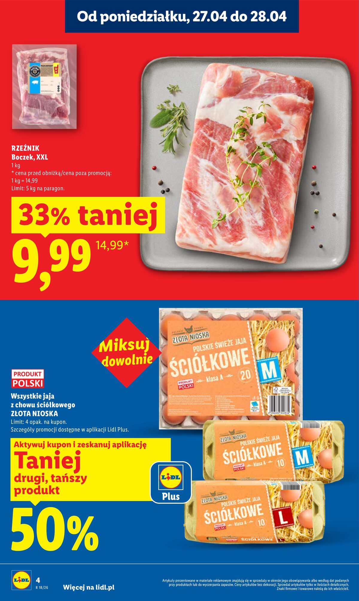 Leták Lidl Polsko 27.4.-28.4.2026 - Zpravodaj platný od 27.04 do 28.04 strana 4