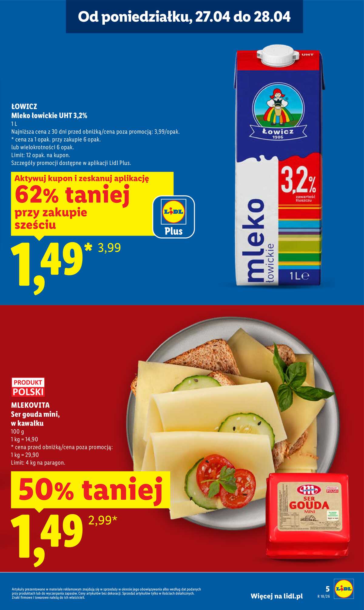 Leták Lidl Polsko 27.4.-28.4.2026 - Zpravodaj platný od 27.04 do 28.04 strana 5