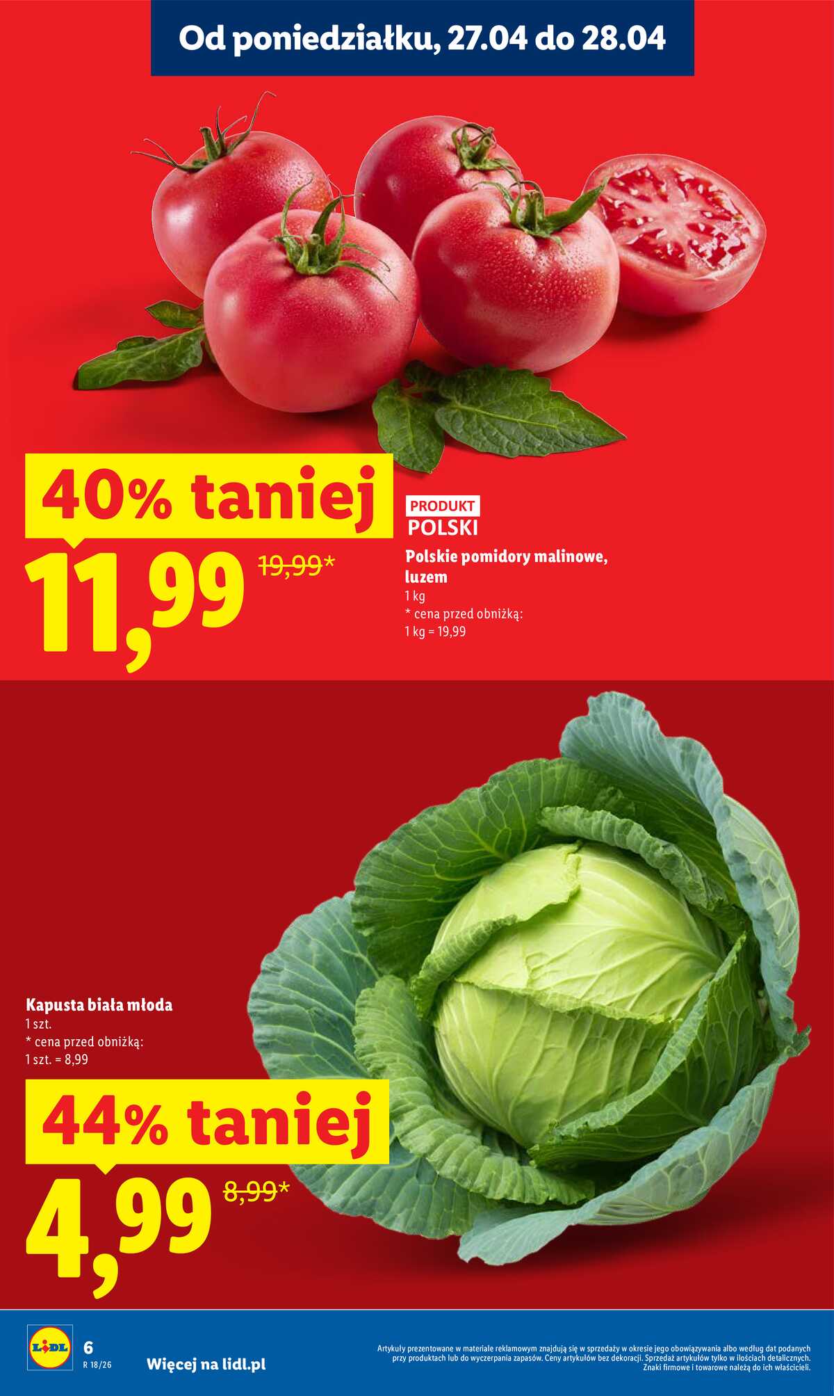 Leták Lidl Polsko 27.4.-28.4.2026 - Zpravodaj platný od 27.04 do 28.04 strana 6