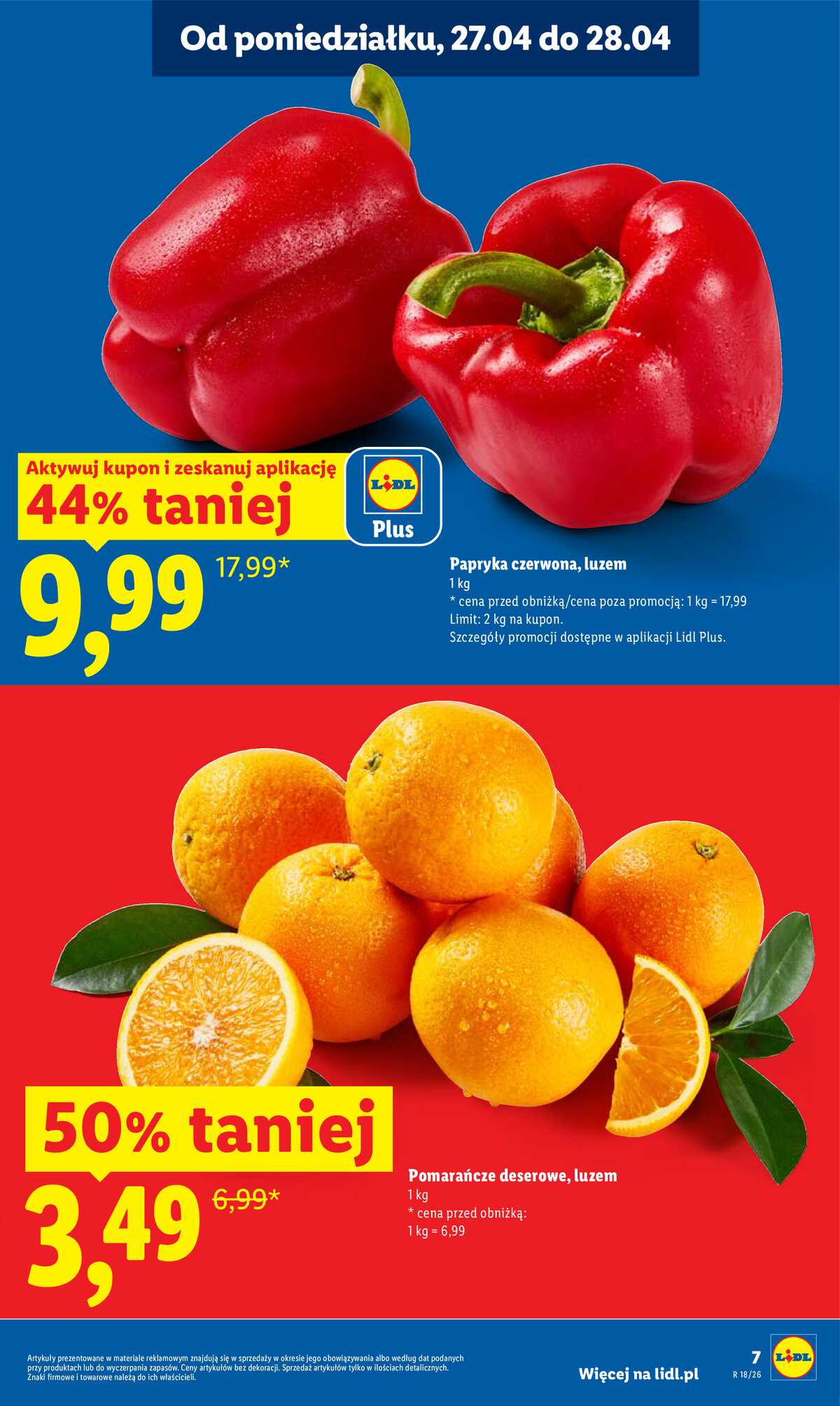 Leták Lidl Polsko 27.4.-28.4.2026 - Zpravodaj platný od 27.04 do 28.04 strana 7