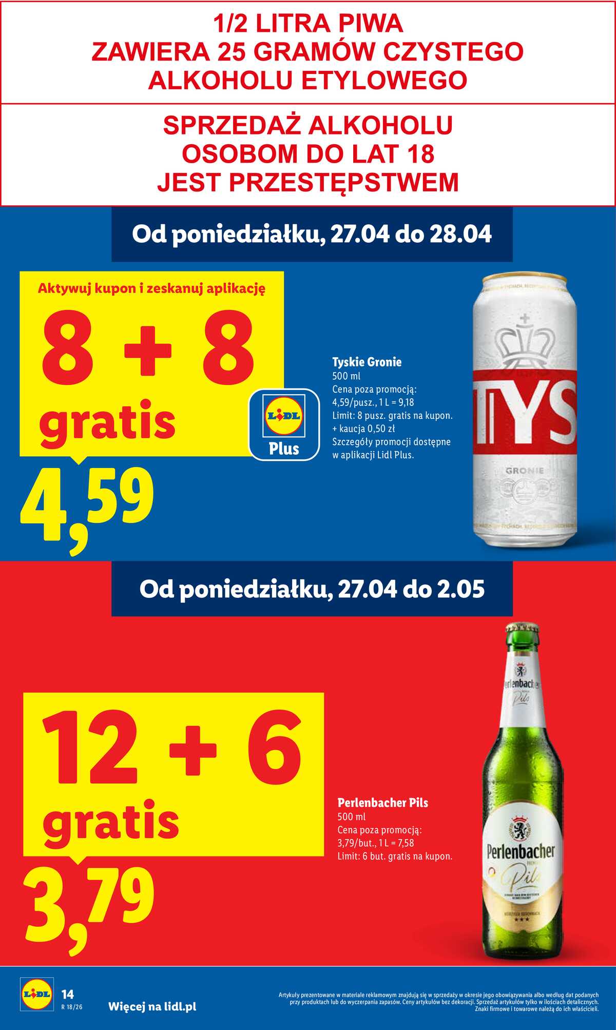 Leták Lidl Polsko 27.4.-28.4.2026 - Zpravodaj platný od 27.04 do 28.04 strana 14