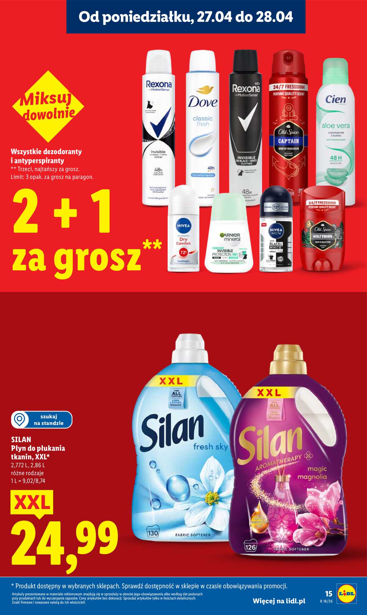 Leták Lidl Polsko 27.4.-28.4.2026 - Zpravodaj platný od 27.04 do 28.04 strana 15