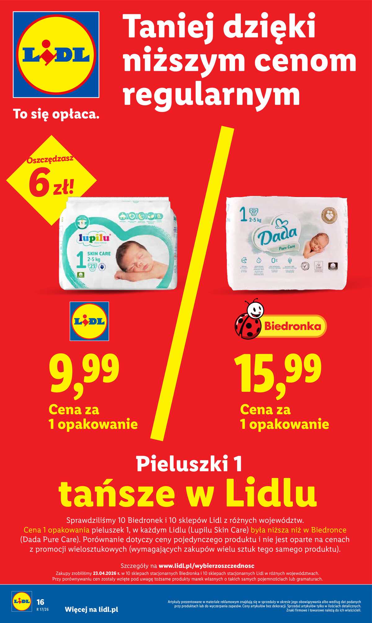 Leták Lidl Polsko 27.4.-28.4.2026 - Zpravodaj platný od 27.04 do 28.04 strana 16