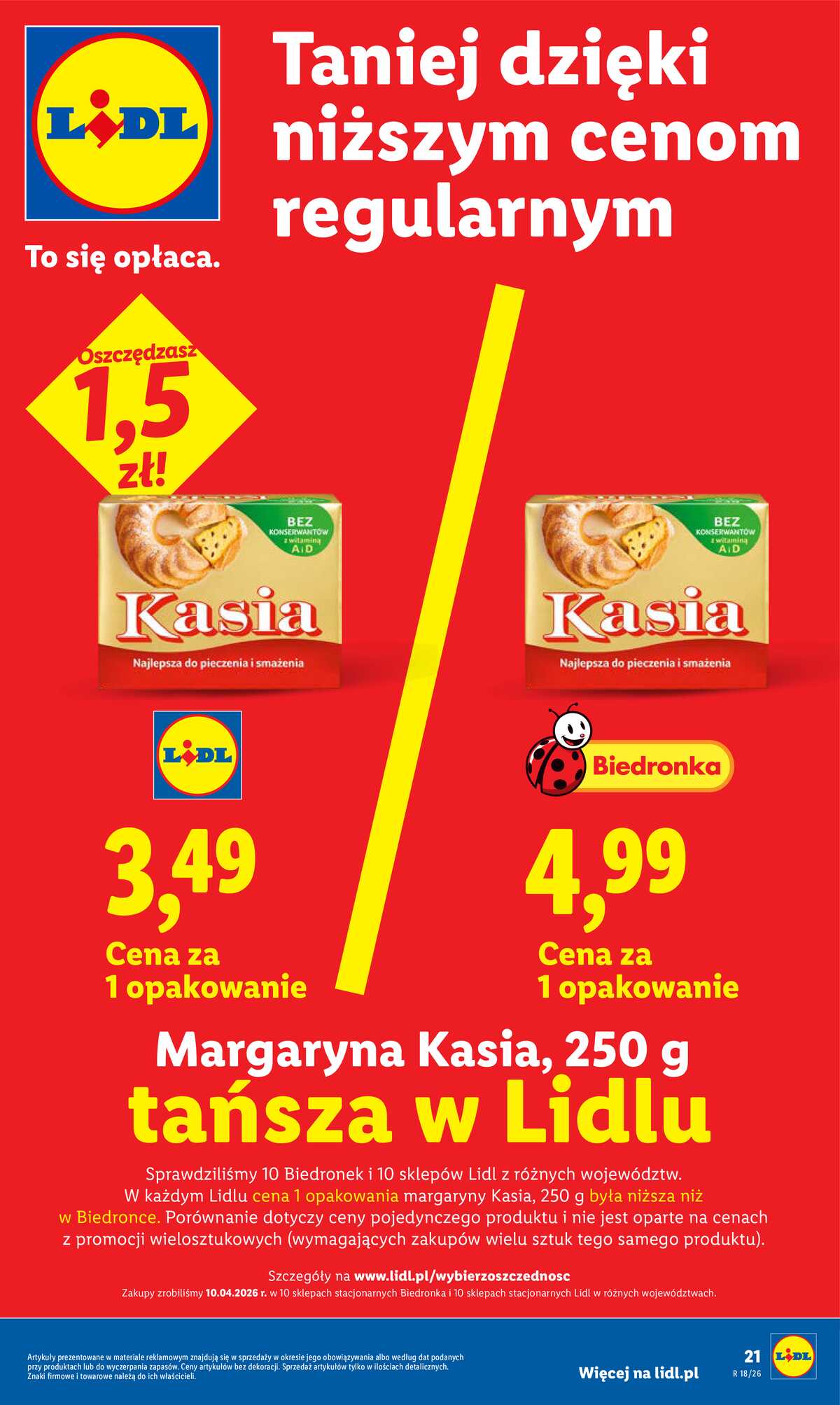 Leták Lidl Polsko 27.4.-28.4.2026 - Zpravodaj platný od 27.04 do 28.04 strana 21