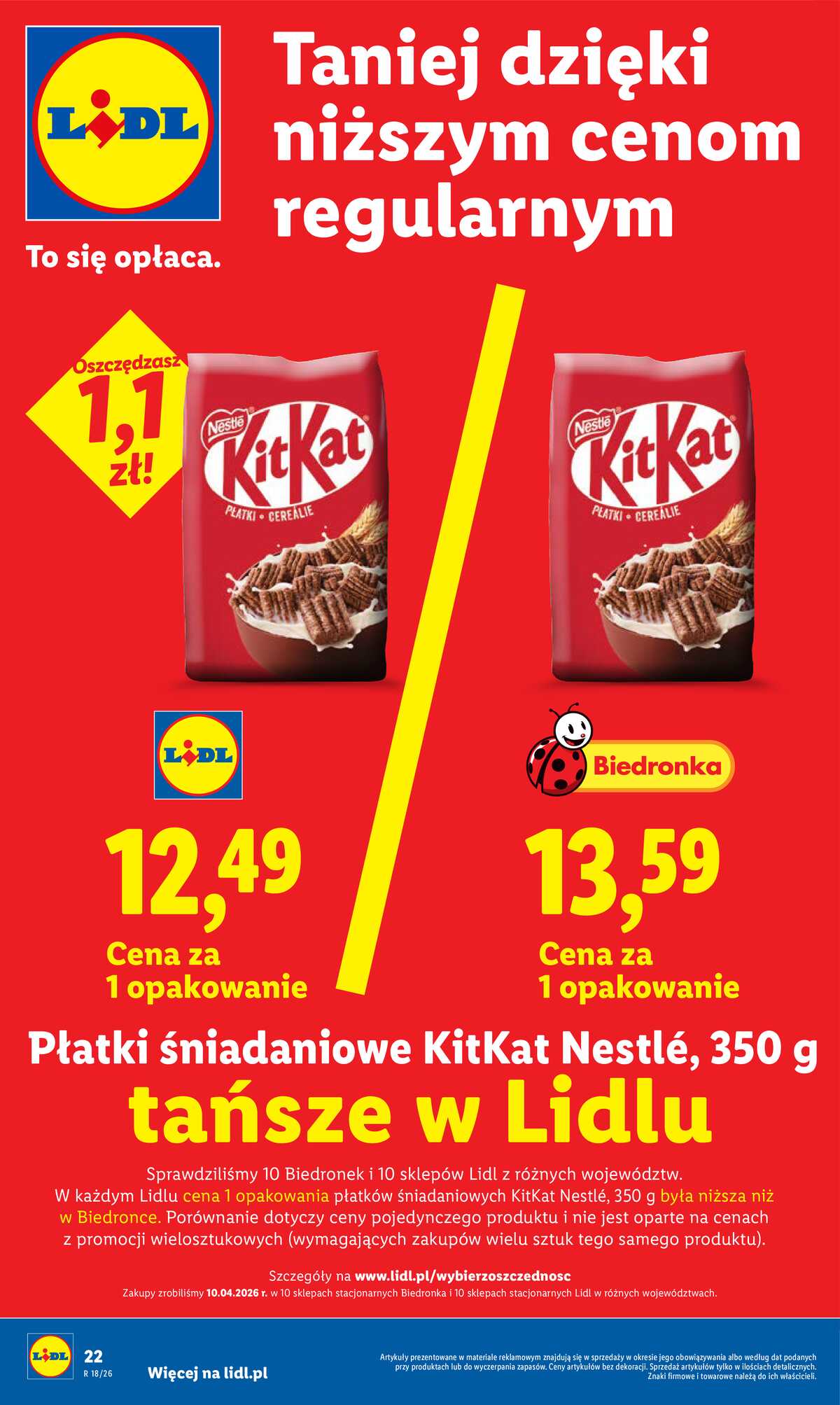 Leták Lidl Polsko 27.4.-28.4.2026 - Zpravodaj platný od 27.04 do 28.04 strana 22