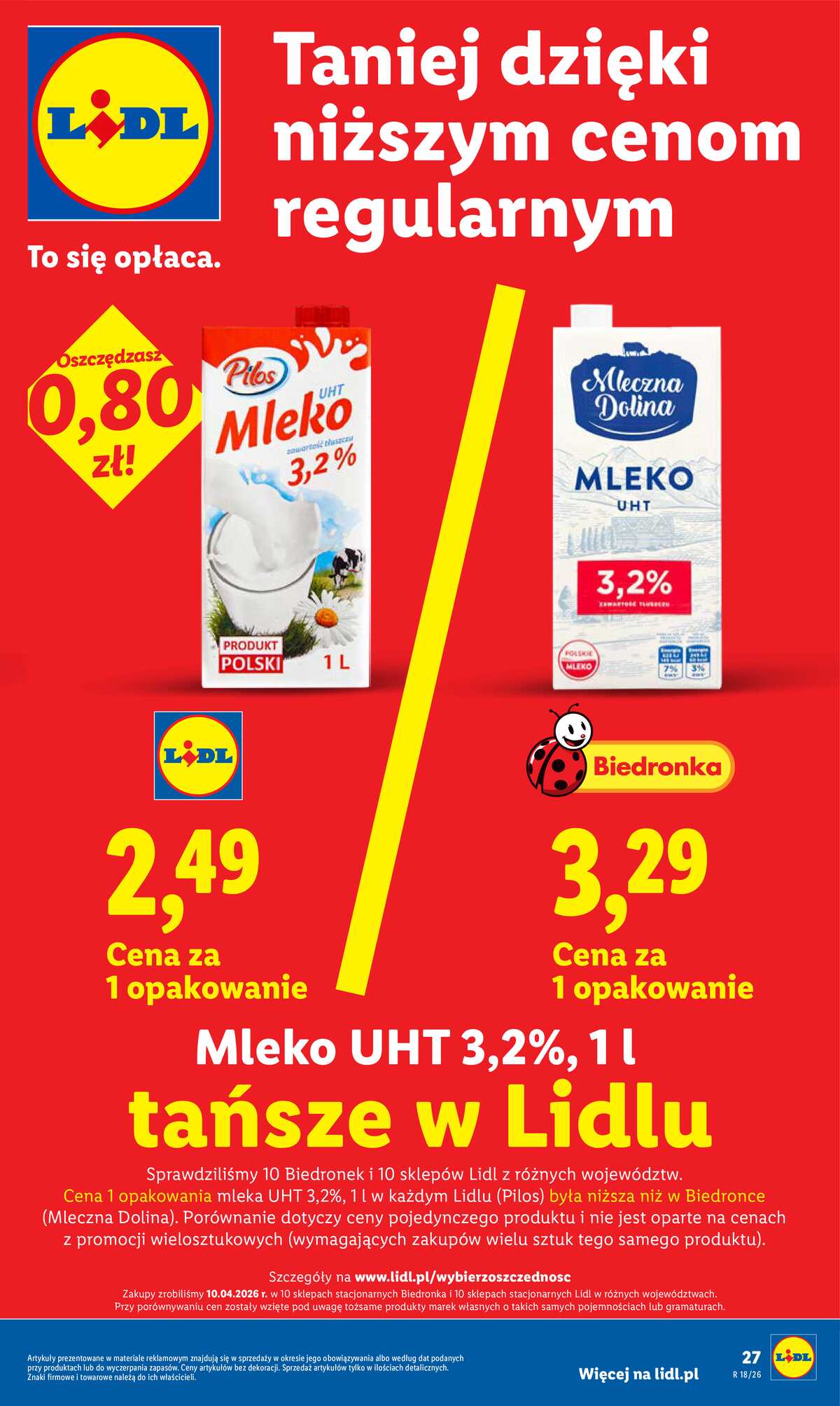 Leták Lidl Polsko 27.4.-28.4.2026 - Zpravodaj platný od 27.04 do 28.04 strana 27