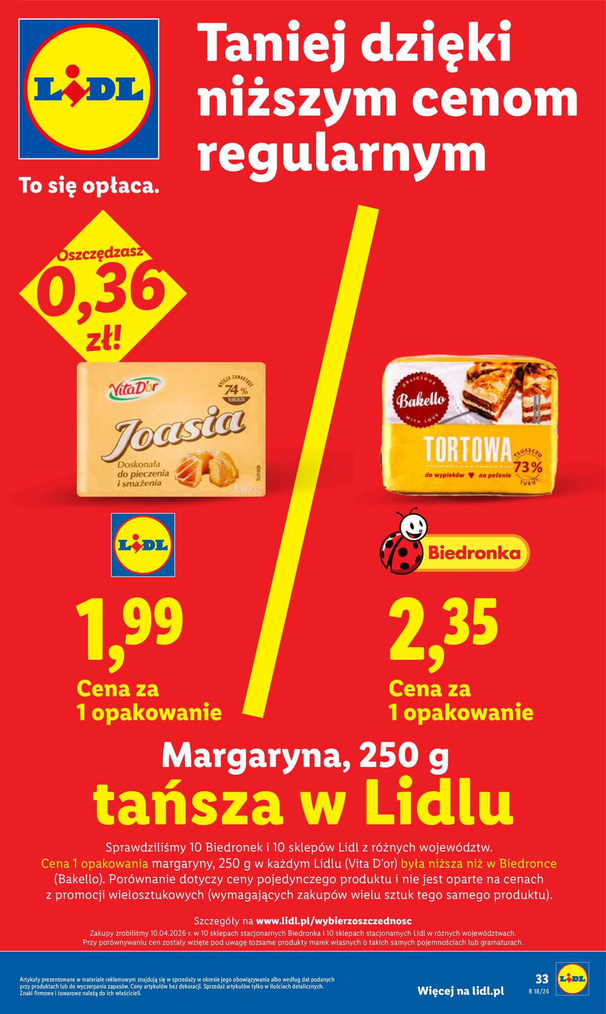 Leták Lidl Polsko 27.4.-28.4.2026 - Zpravodaj platný od 27.04 do 28.04 strana 33