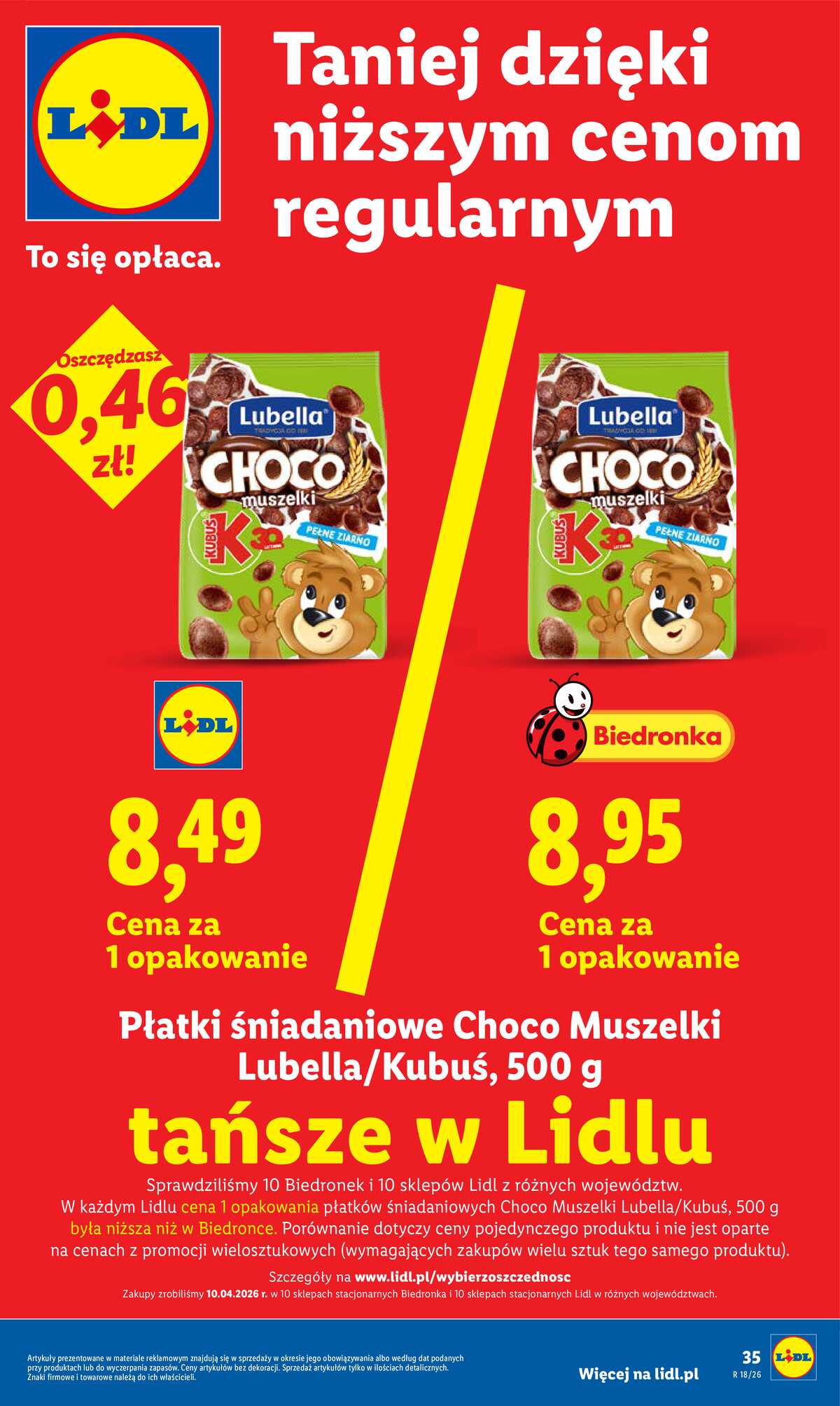 Leták Lidl Polsko 27.4.-28.4.2026 - Zpravodaj platný od 27.04 do 28.04 strana 35