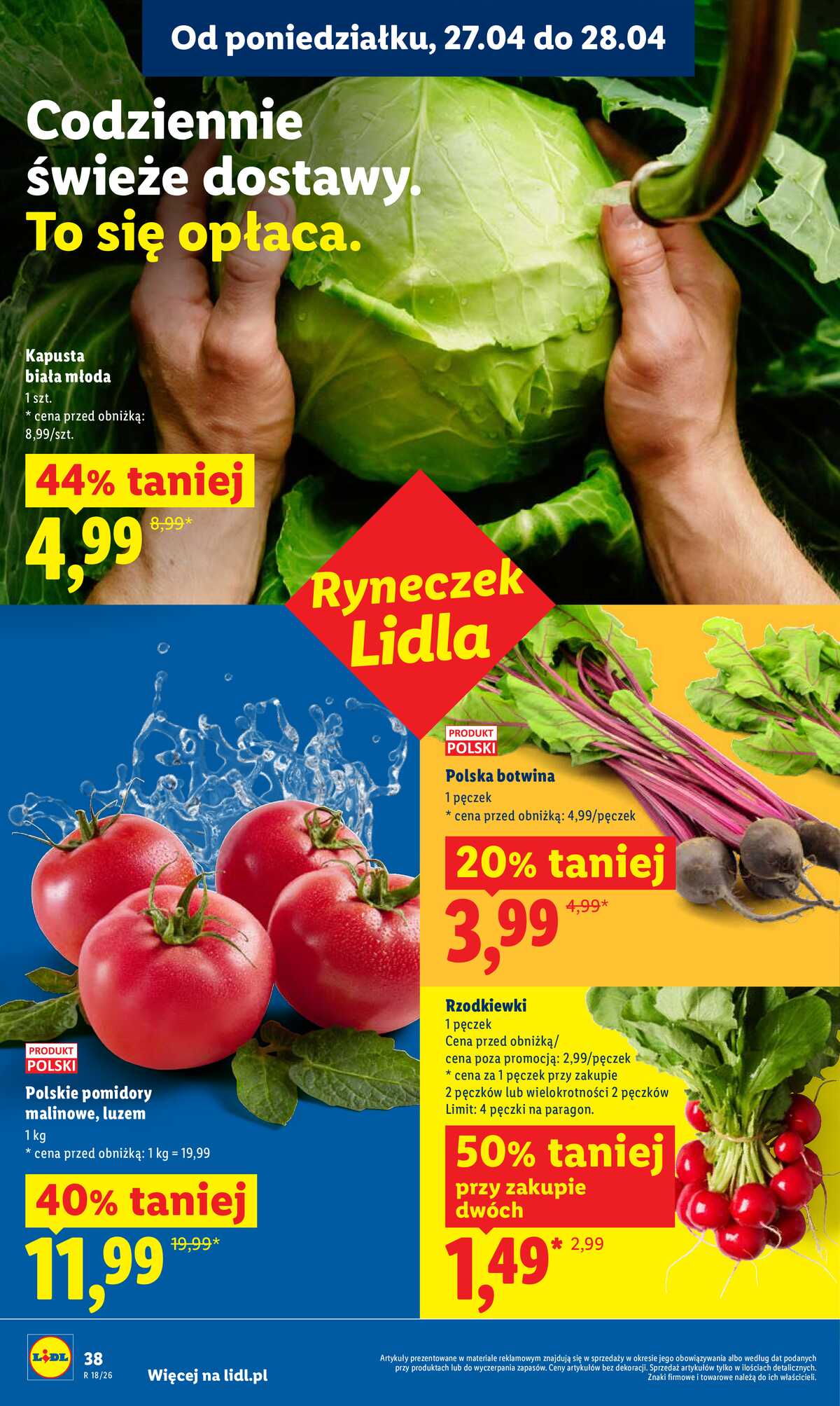 Leták Lidl Polsko 27.4.-28.4.2026 - Zpravodaj platný od 27.04 do 28.04 strana 38