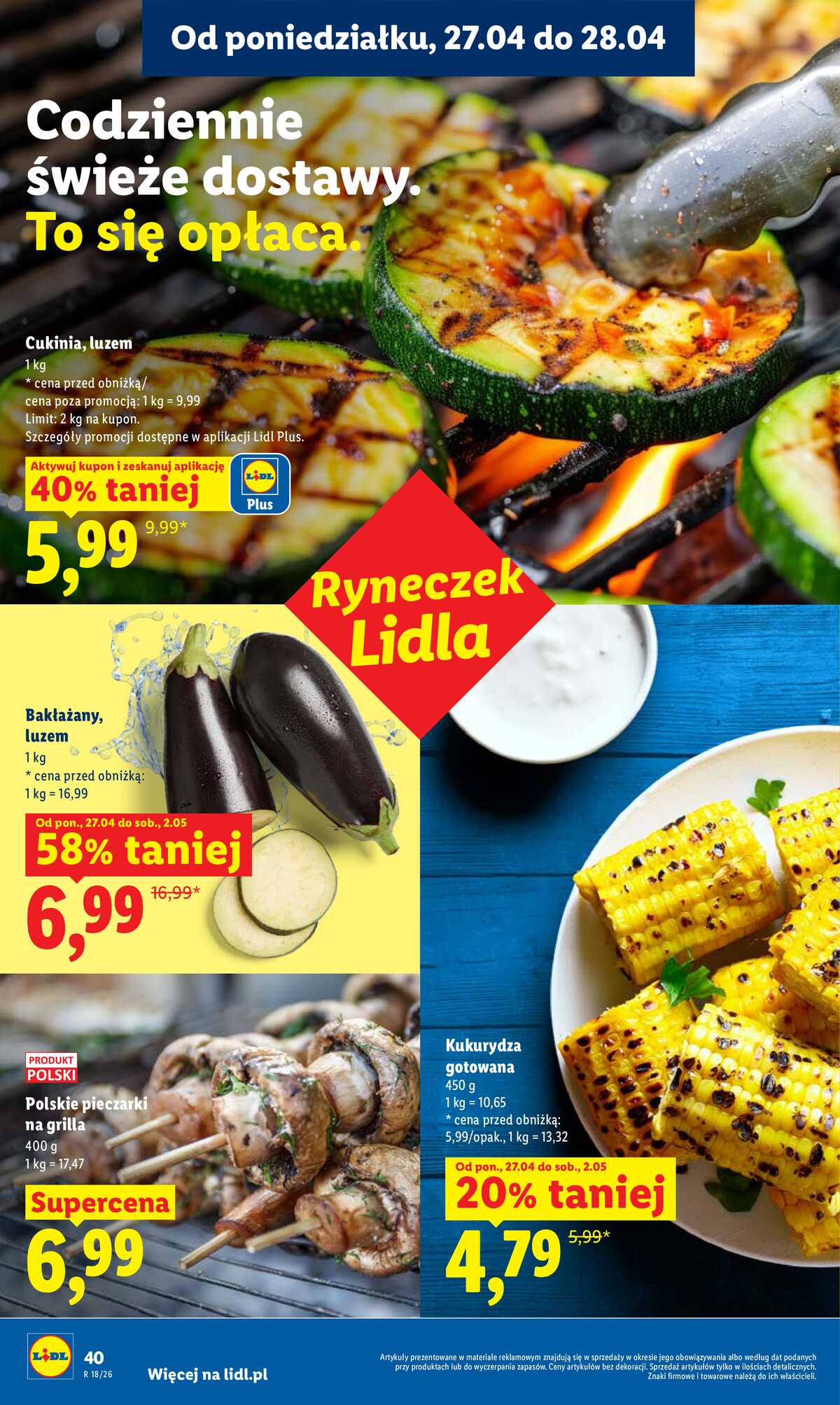 Leták Lidl Polsko 27.4.-28.4.2026 - Zpravodaj platný od 27.04 do 28.04 strana 40