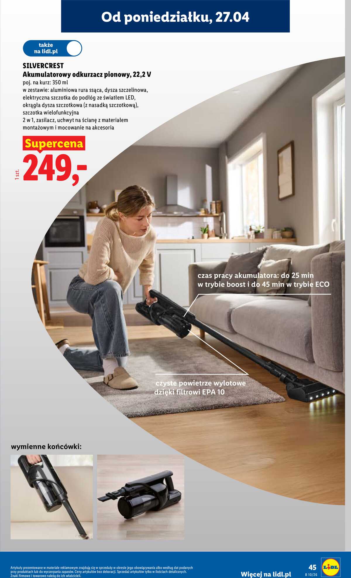 Leták Lidl Polsko 27.4.-28.4.2026 - Zpravodaj platný od 27.04 do 28.04 strana 45