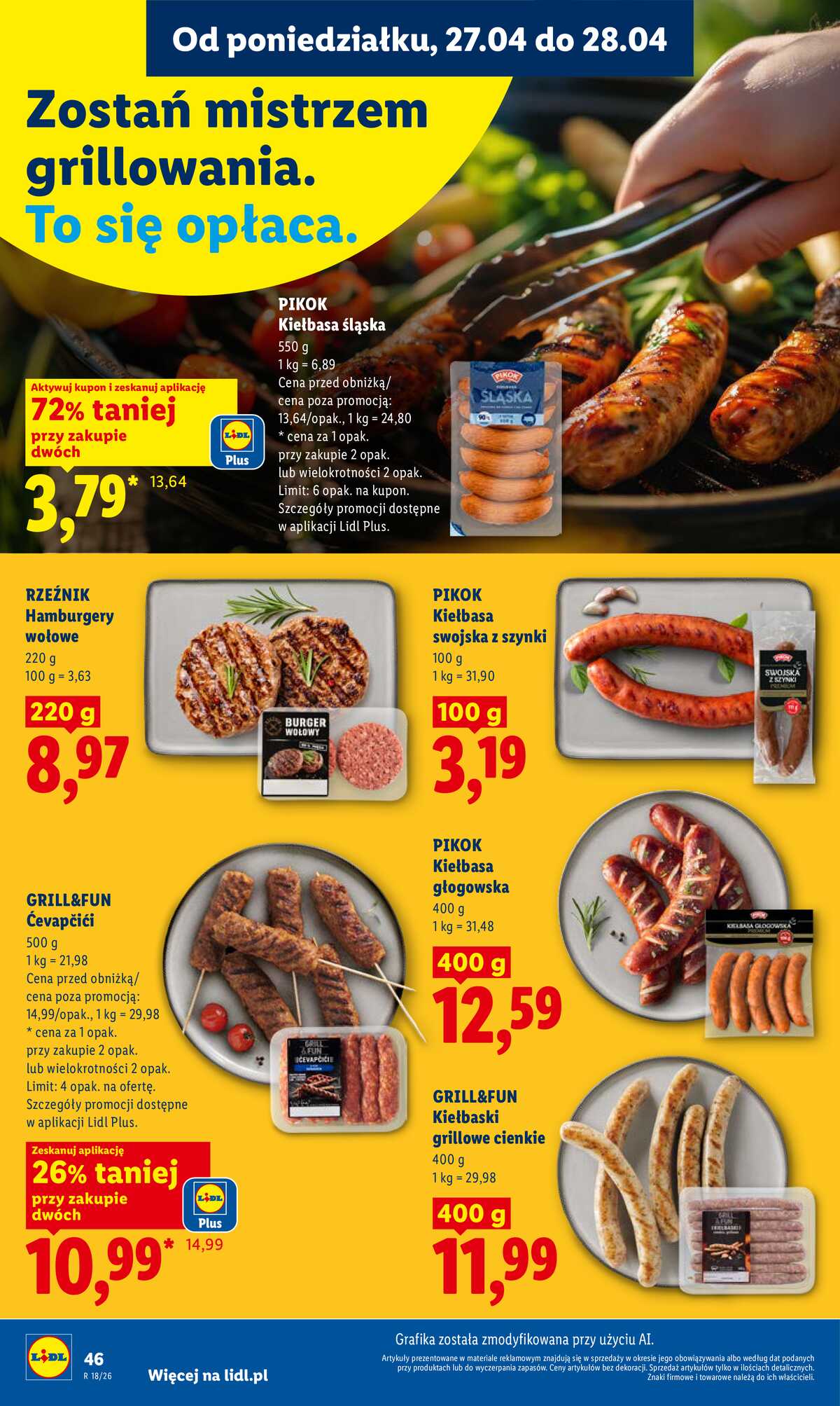 Leták Lidl Polsko 27.4.-28.4.2026 - Zpravodaj platný od 27.04 do 28.04 strana 46