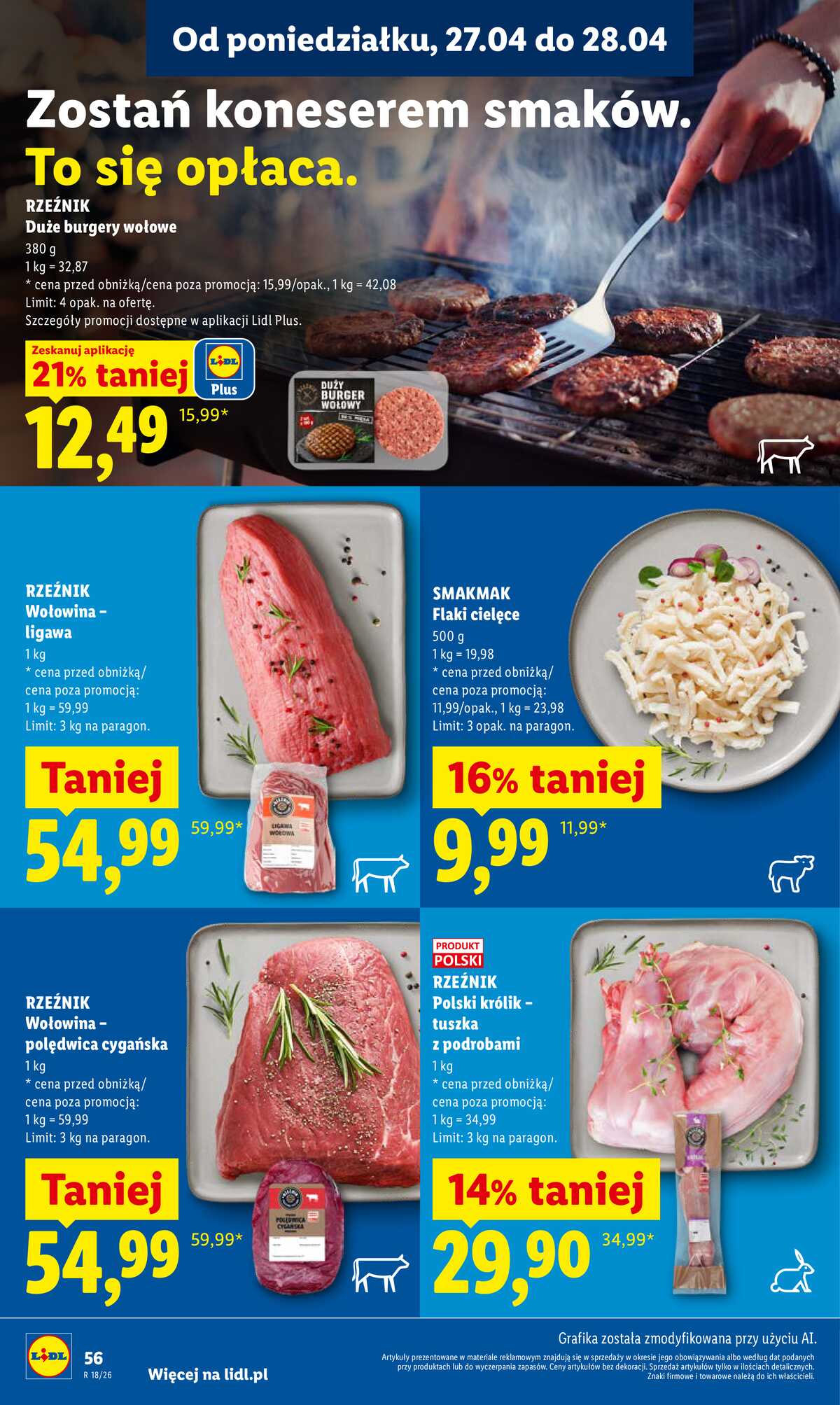 Leták Lidl Polsko 27.4.-28.4.2026 - Zpravodaj platný od 27.04 do 28.04 strana 56