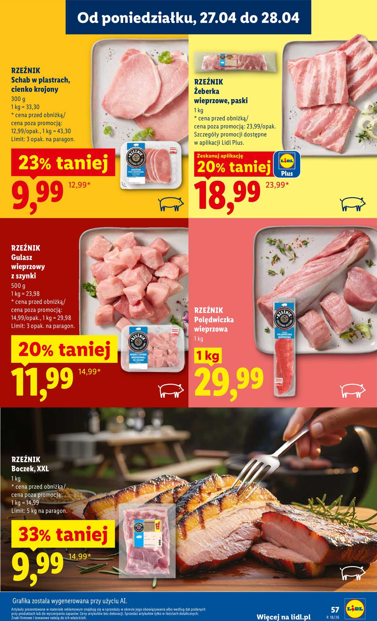 Leták Lidl Polsko 27.4.-28.4.2026 - Zpravodaj platný od 27.04 do 28.04 strana 57