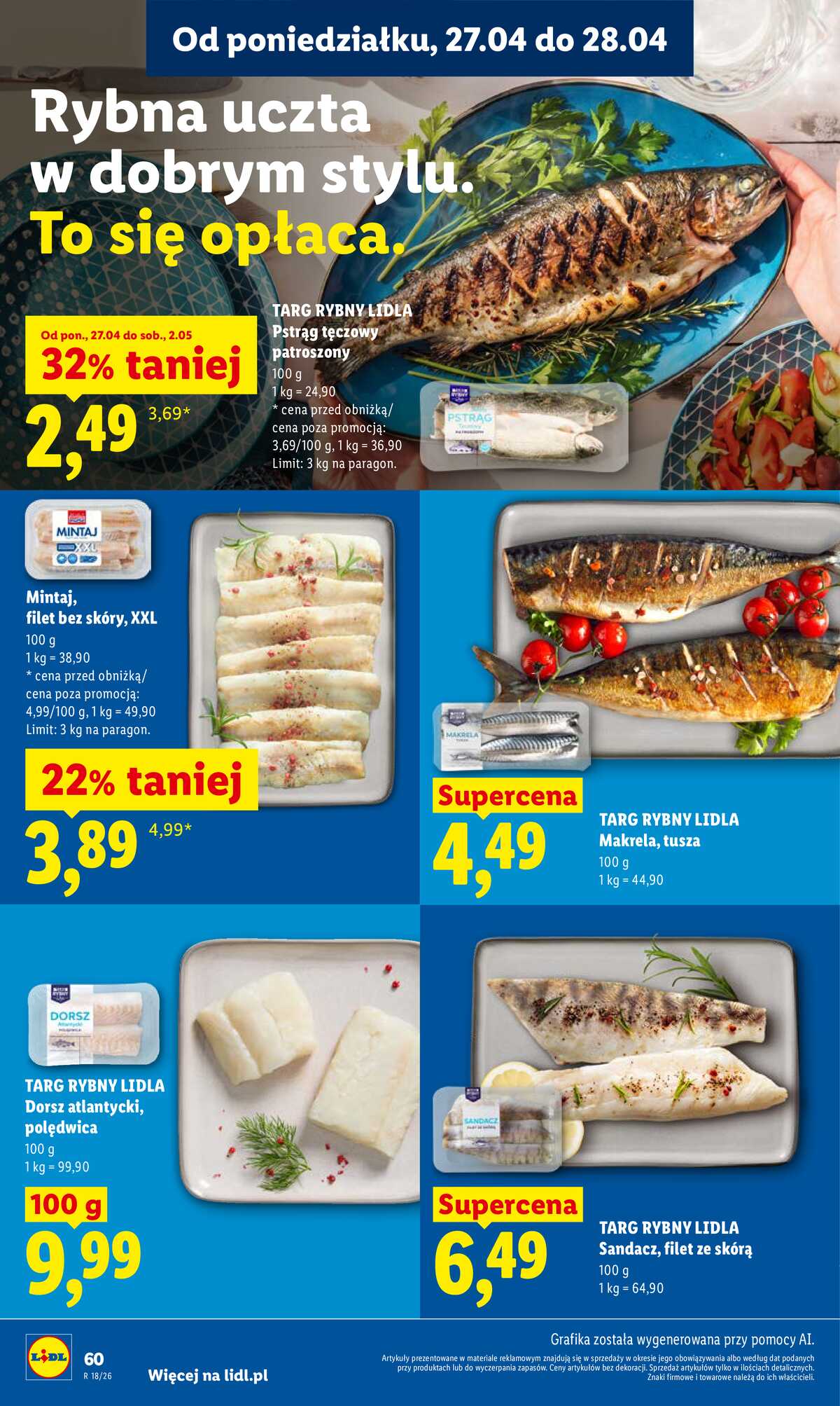 Leták Lidl Polsko 27.4.-28.4.2026 - Zpravodaj platný od 27.04 do 28.04 strana 60