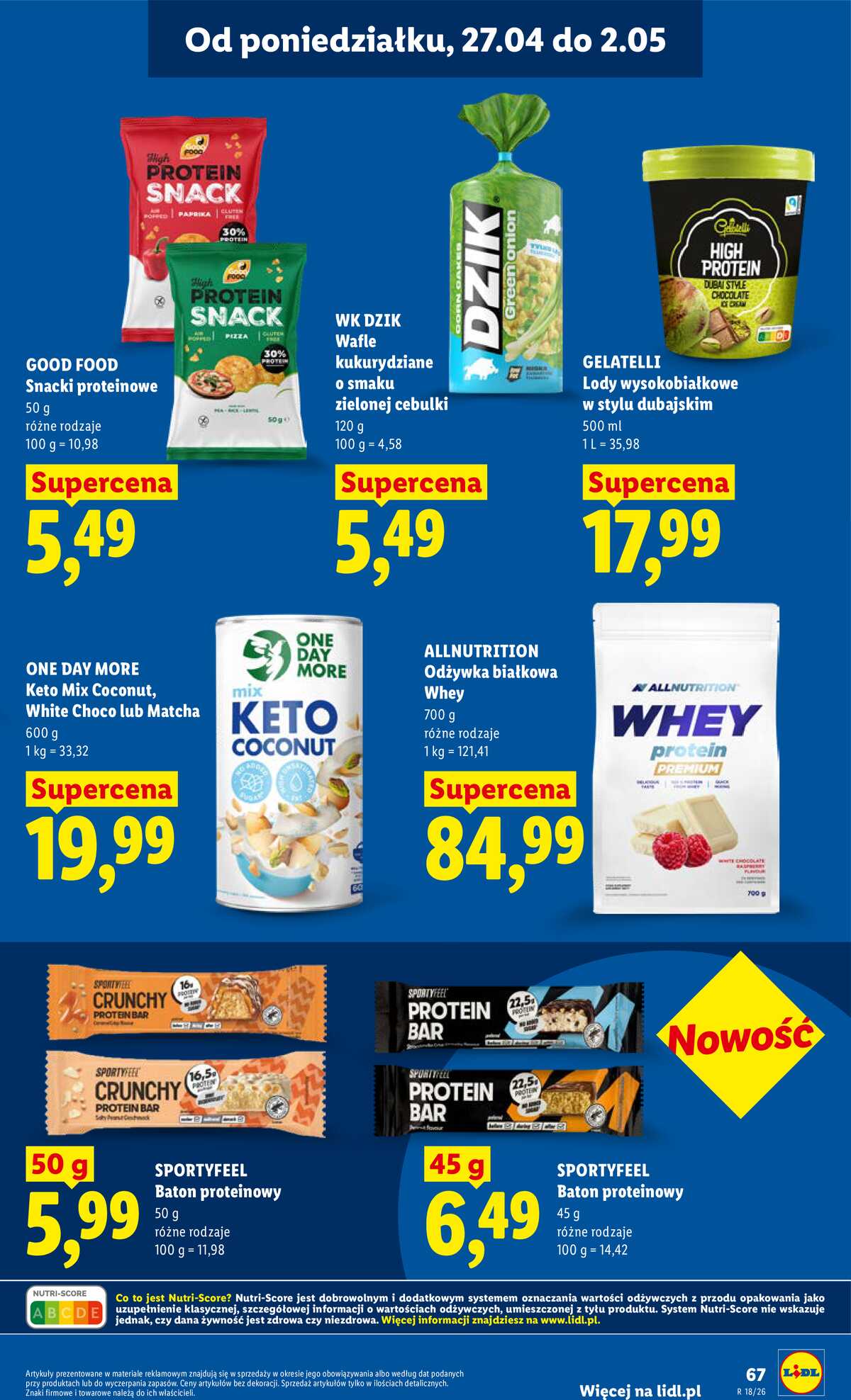 Leták Lidl Polsko 27.4.-28.4.2026 - Zpravodaj platný od 27.04 do 28.04 strana 67