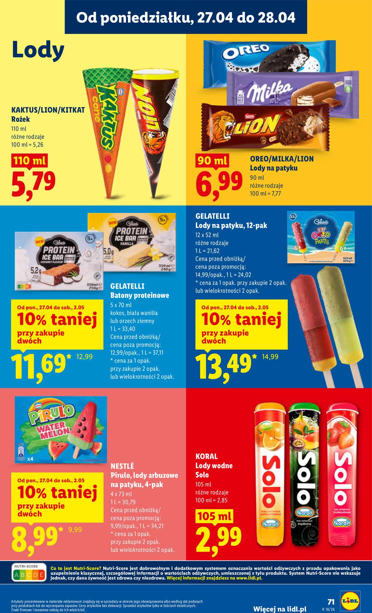 Leták Lidl Polsko 27.4.-28.4.2026 - Zpravodaj platný od 27.04 do 28.04 strana 71