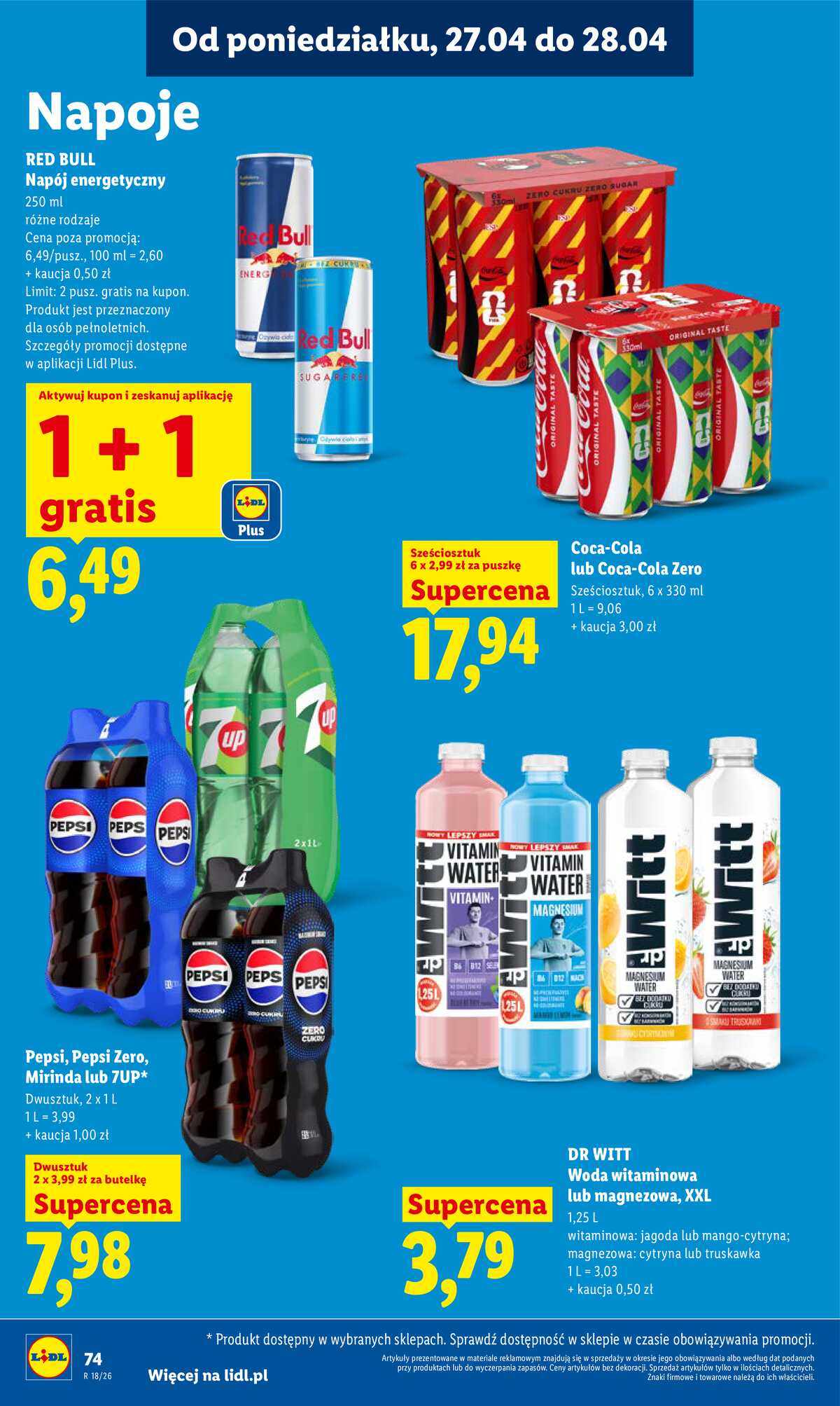 Leták Lidl Polsko 27.4.-28.4.2026 - Zpravodaj platný od 27.04 do 28.04 strana 74