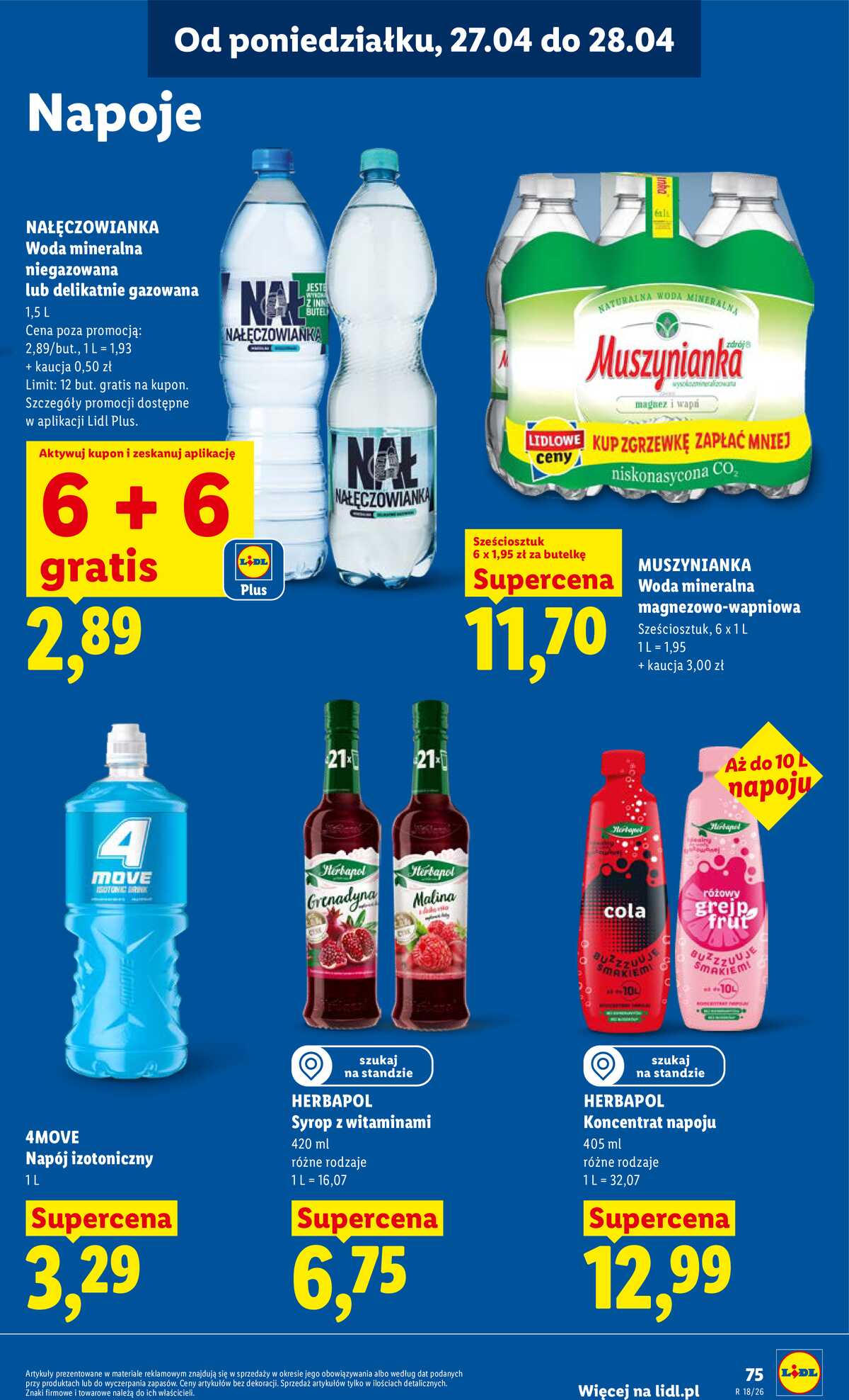 Leták Lidl Polsko 27.4.-28.4.2026 - Zpravodaj platný od 27.04 do 28.04 strana 75