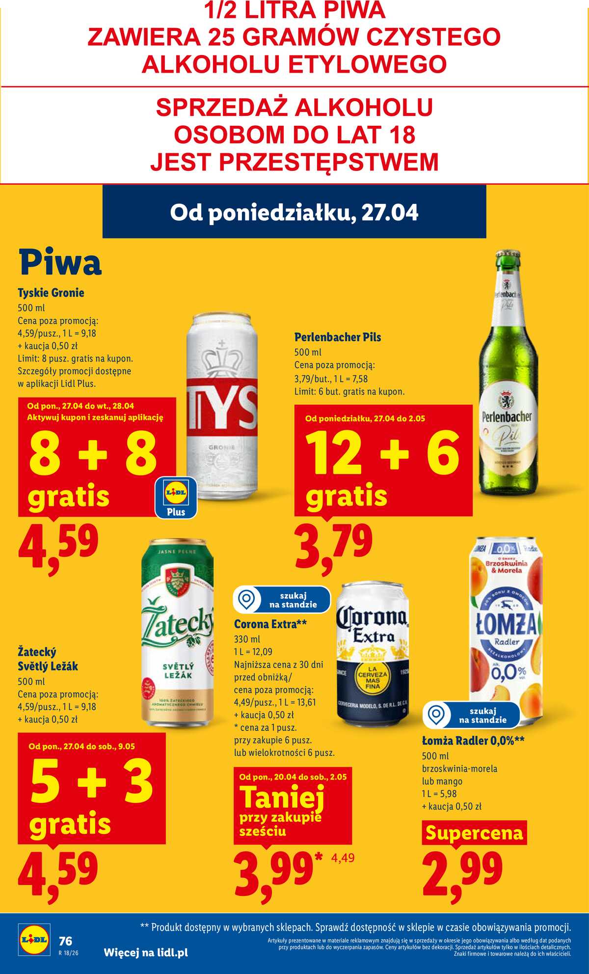 Leták Lidl Polsko 27.4.-28.4.2026 - Zpravodaj platný od 27.04 do 28.04 strana 76