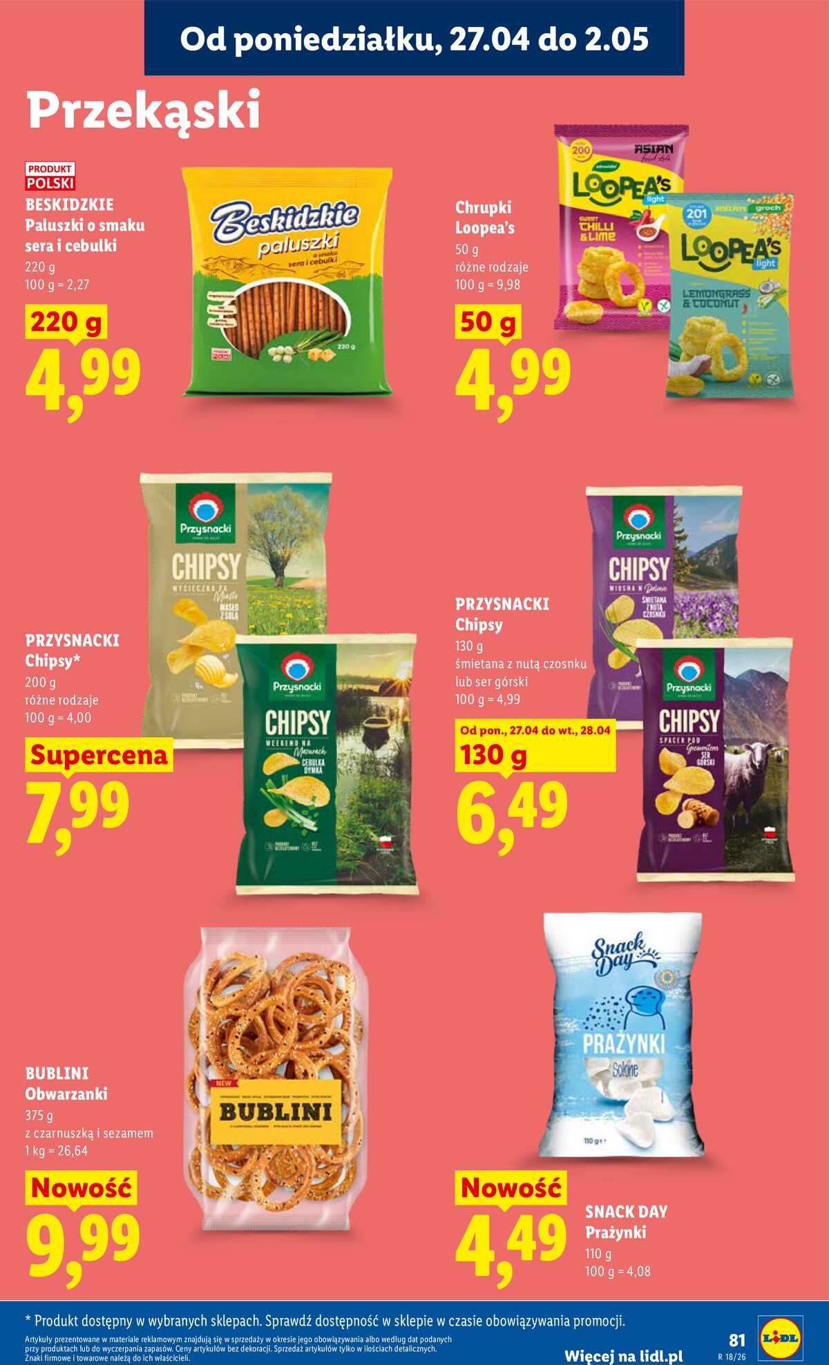 Leták Lidl Polsko 27.4.-28.4.2026 - Zpravodaj platný od 27.04 do 28.04 strana 81