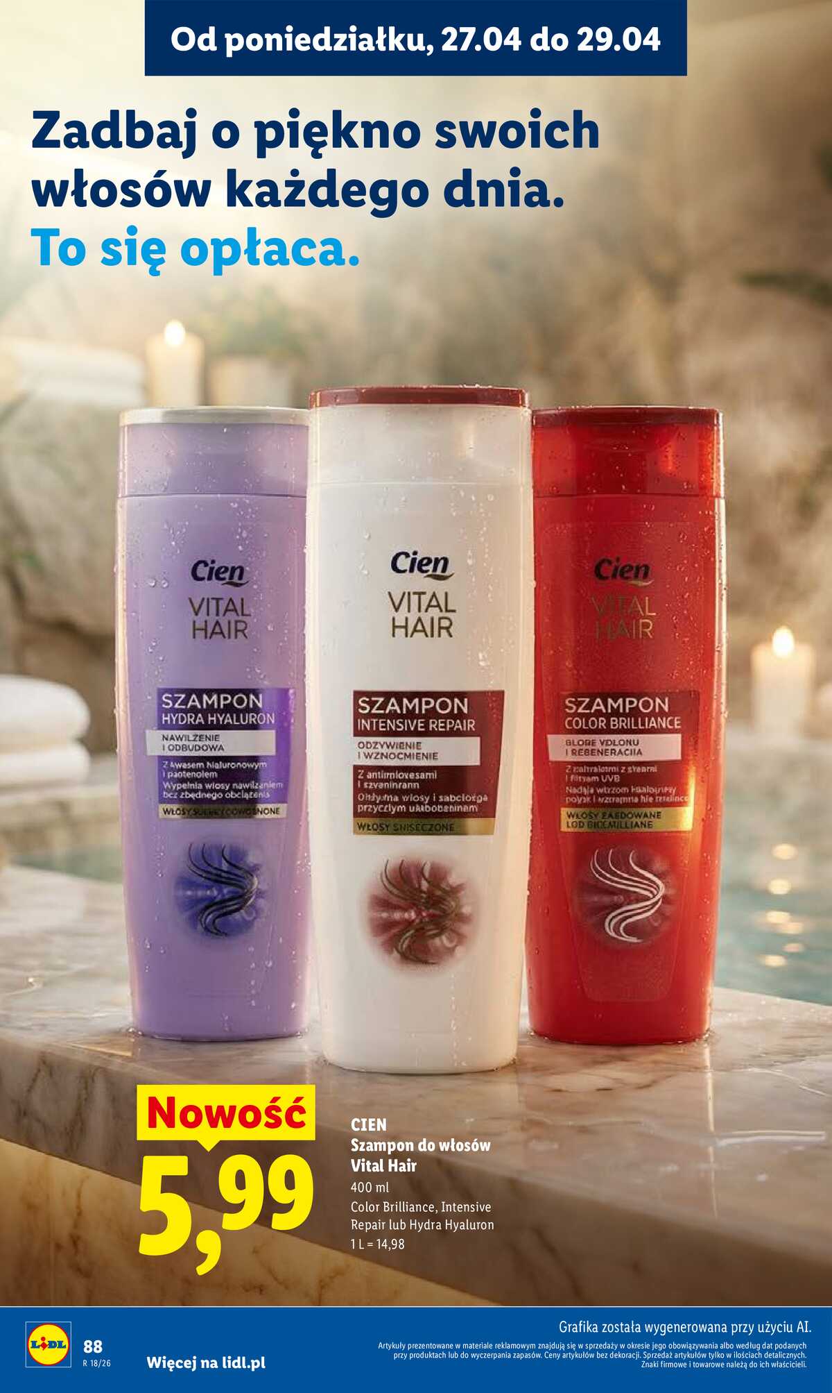 Leták Lidl Polsko 27.4.-28.4.2026 - Zpravodaj platný od 27.04 do 28.04 strana 88