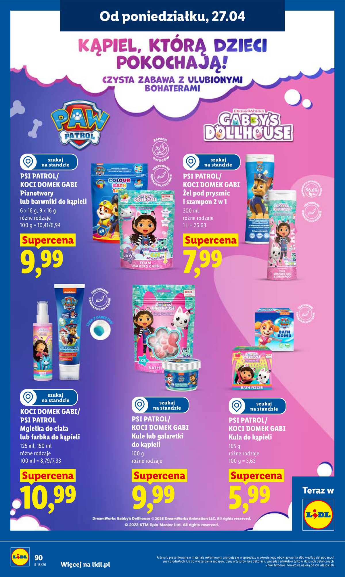 Leták Lidl Polsko 27.4.-28.4.2026 - Zpravodaj platný od 27.04 do 28.04 strana 90