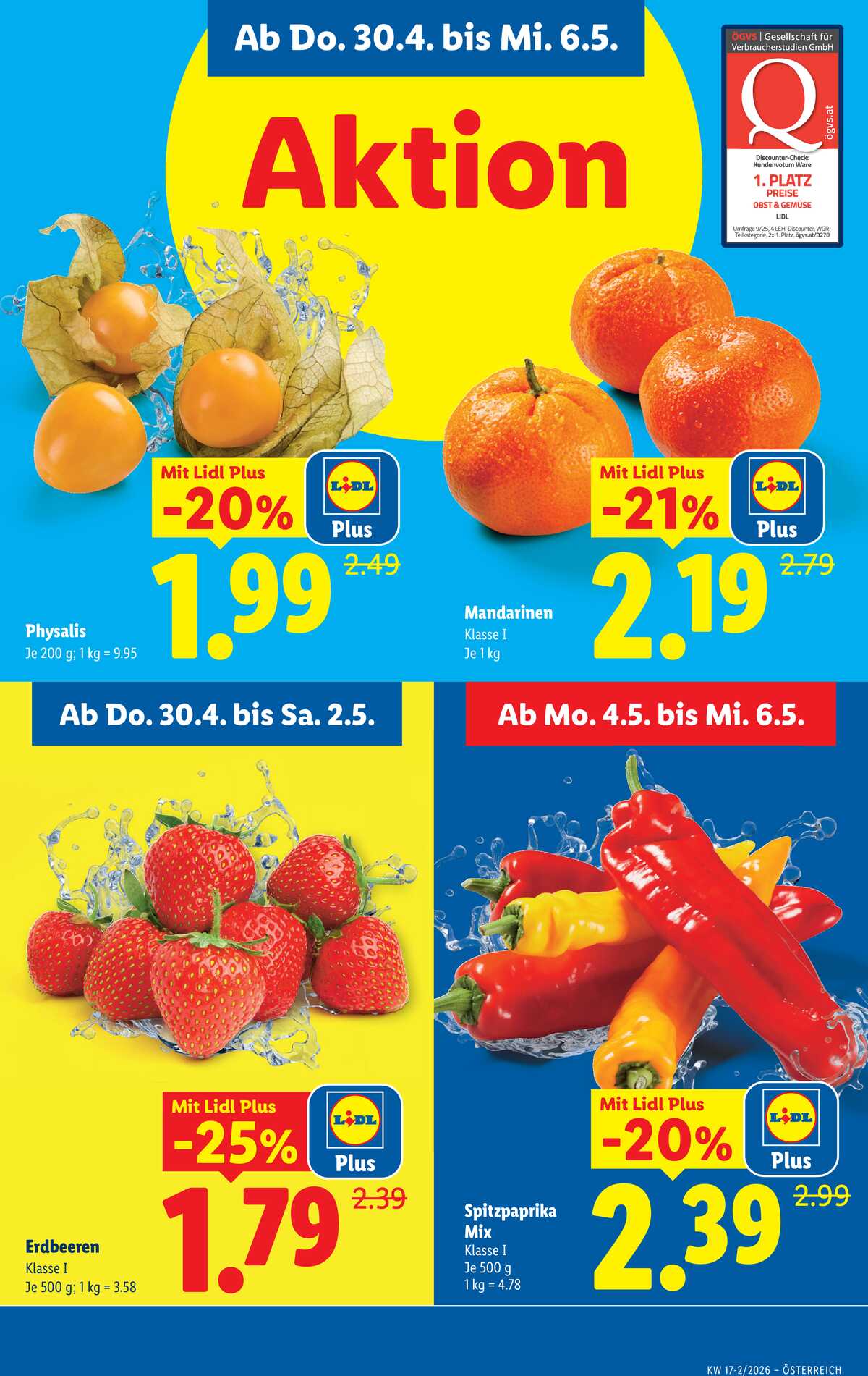 Leták Lidl Rakousko 30.4.-6.5.2026 strana 3